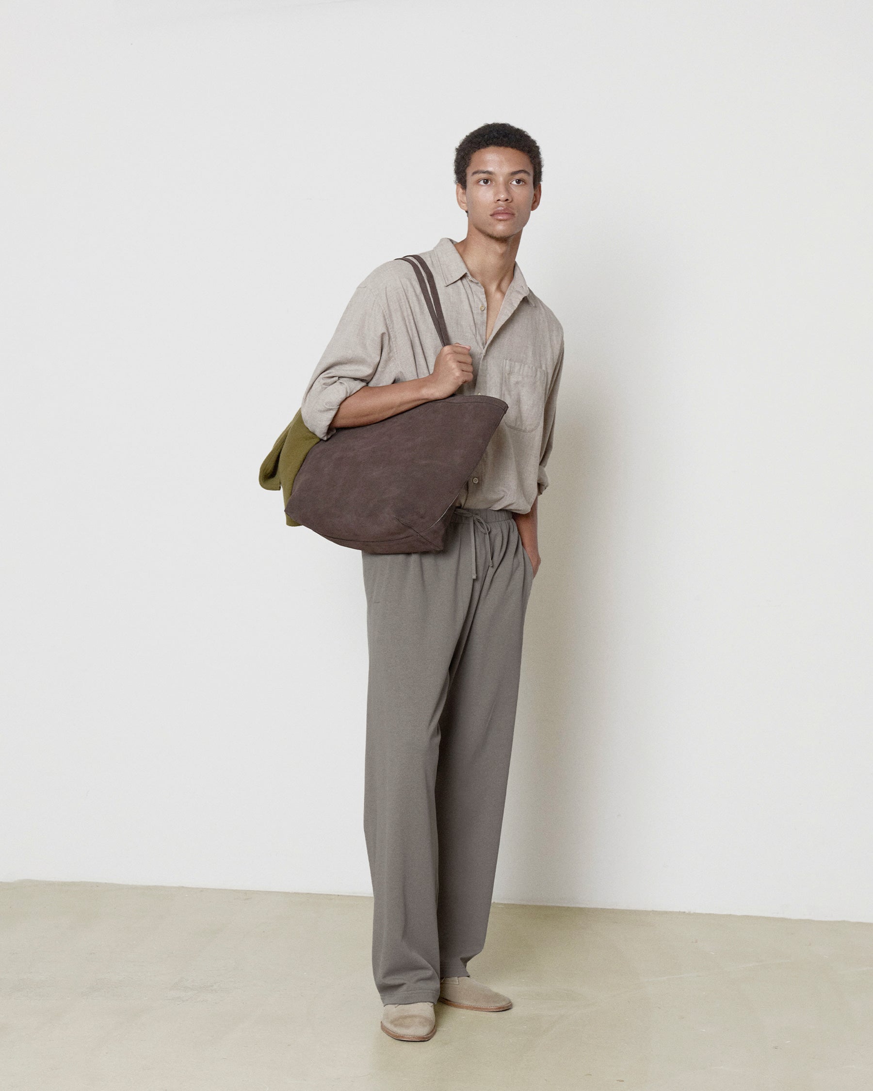 Brownyard - Hard Twist Sweat Pants (Mocha) product image 1 | TRAB K-Fashion Australia