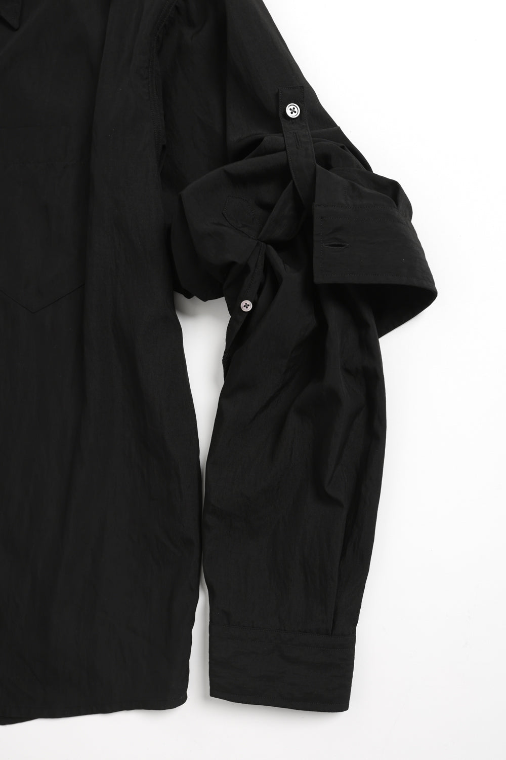 Hatchingroom - Double Sleeve Shirt (Black) product image 5 | TRAB K-Fashion Australia