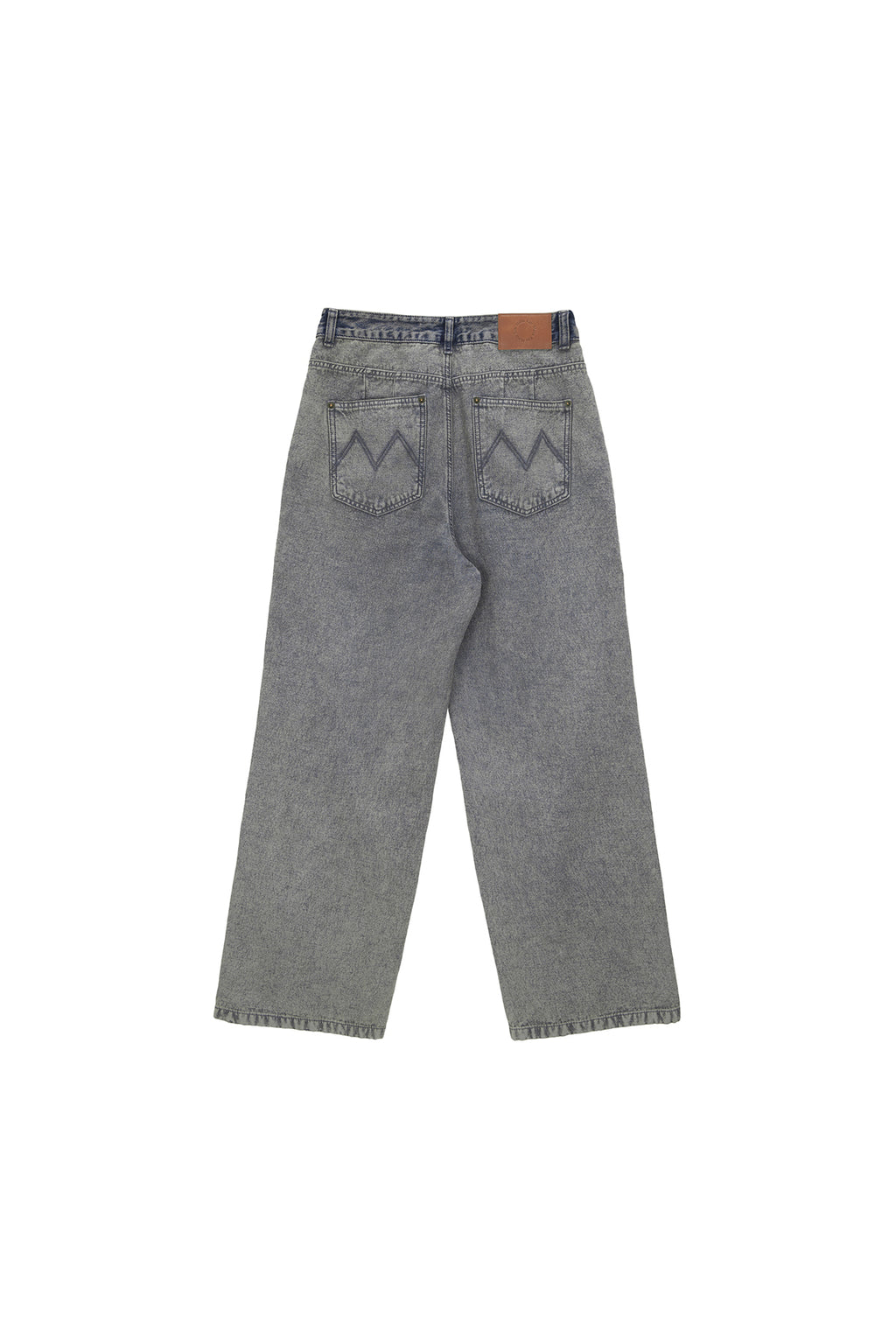 Matin Kim - Color Washed Denim Pants (Blue) product image 2 | TRAB K-Fashion Australia