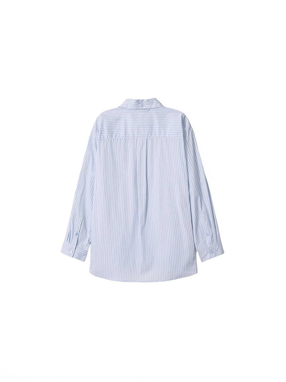 Kijun - Stripe Oversized Shirt (Sky Blue) product image 10 | TRAB K-Fashion Australia