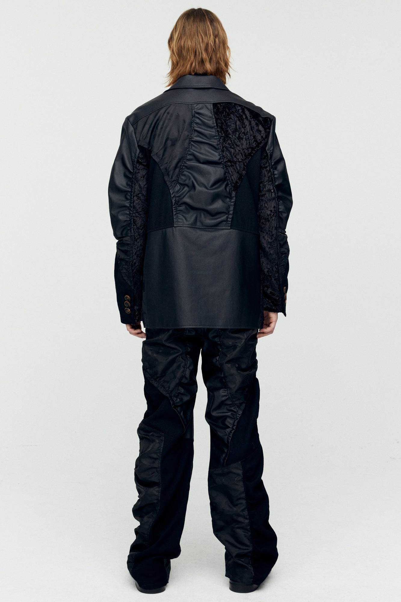 Andersson Bell - Flight Mix Jacket (Black) product image 3 | TRAB K-Fashion Australia