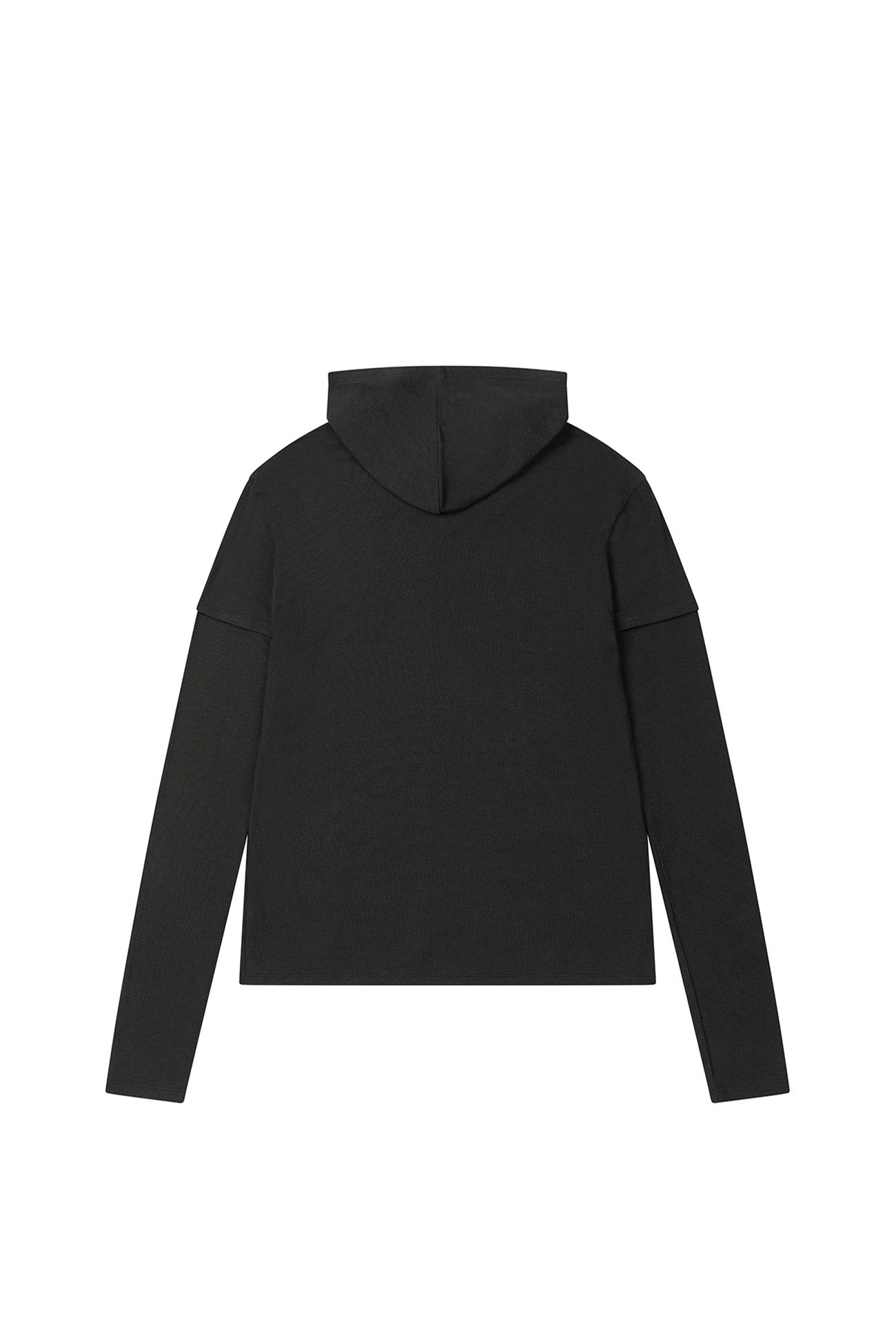 Deinet - Fake Hood Long Sleeve (Charcoal) product image 10 | TRAB K-Fashion Australia