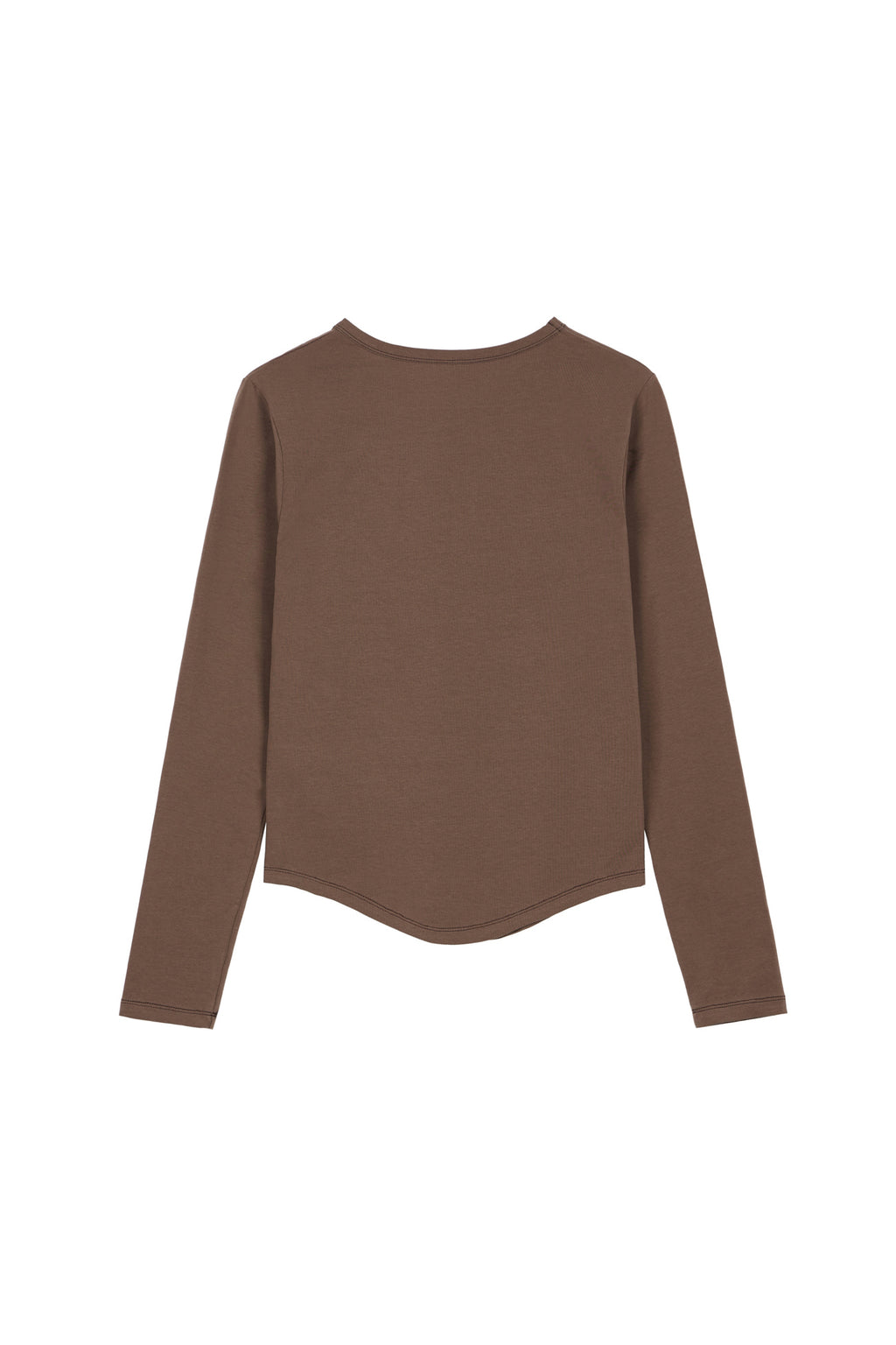 Deinet - Deinet Logo Simple Long Sleeve (Brown) product image 2 | TRAB K-Fashion Australia