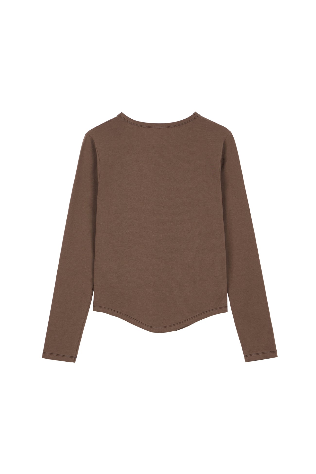 Deinet - Deinet Logo Simple Long Sleeve (Brown) product image 2 | TRAB K-Fashion Australia