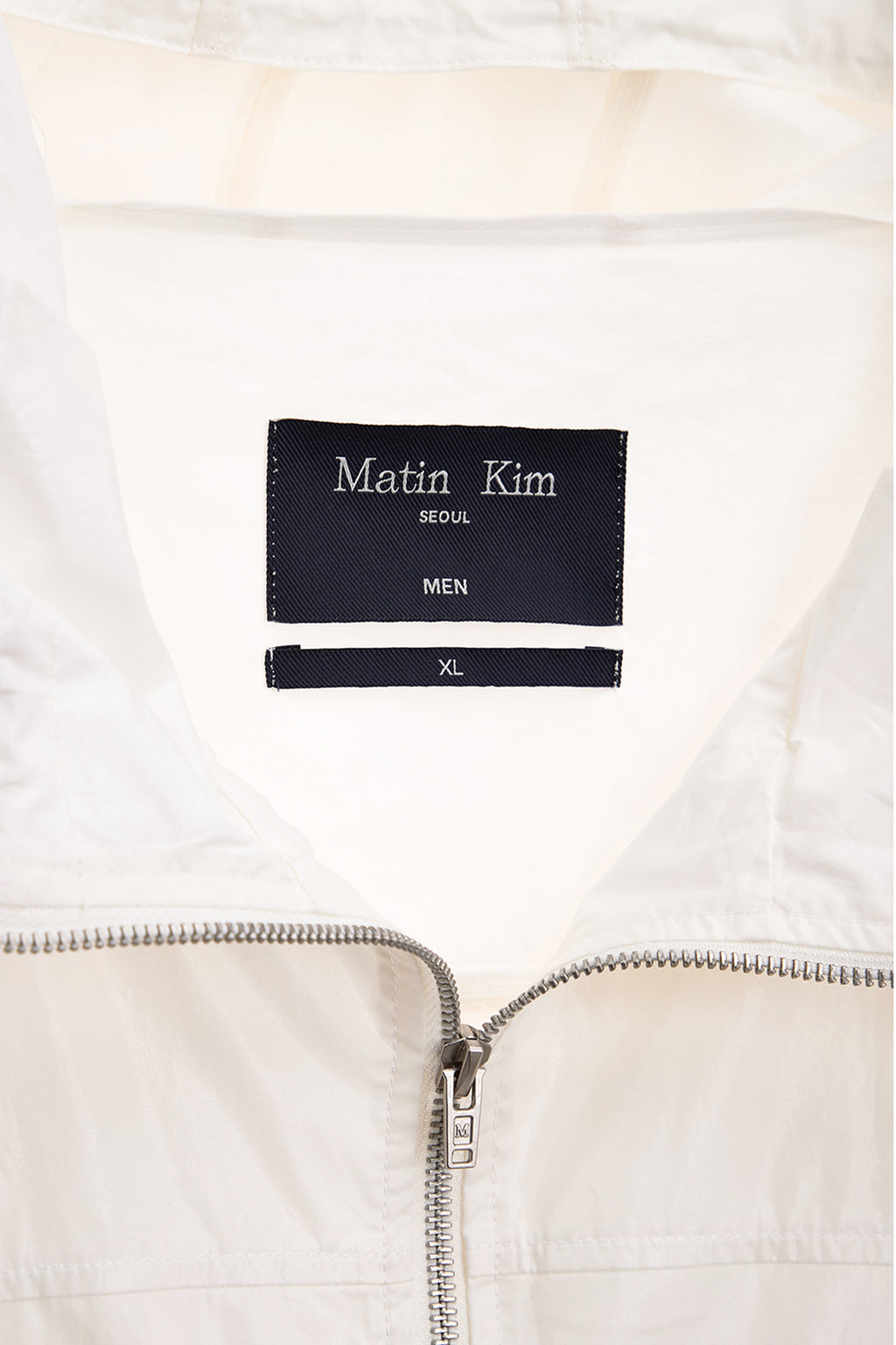 Matin Kim - Matin High Neck Hoody Coating Jumper (Ivory) product image 3 | TRAB K-Fashion Australia