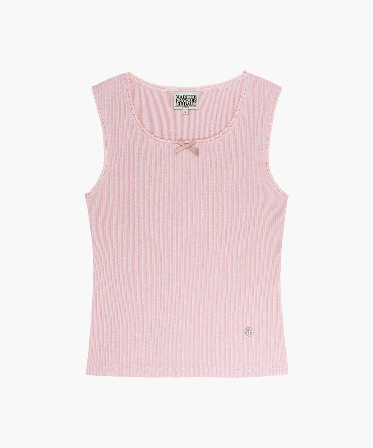 Marithe & Francois Girbaud - Lace Detail Sleeveless (Pink) product image 6 | TRAB K-Fashion Australia