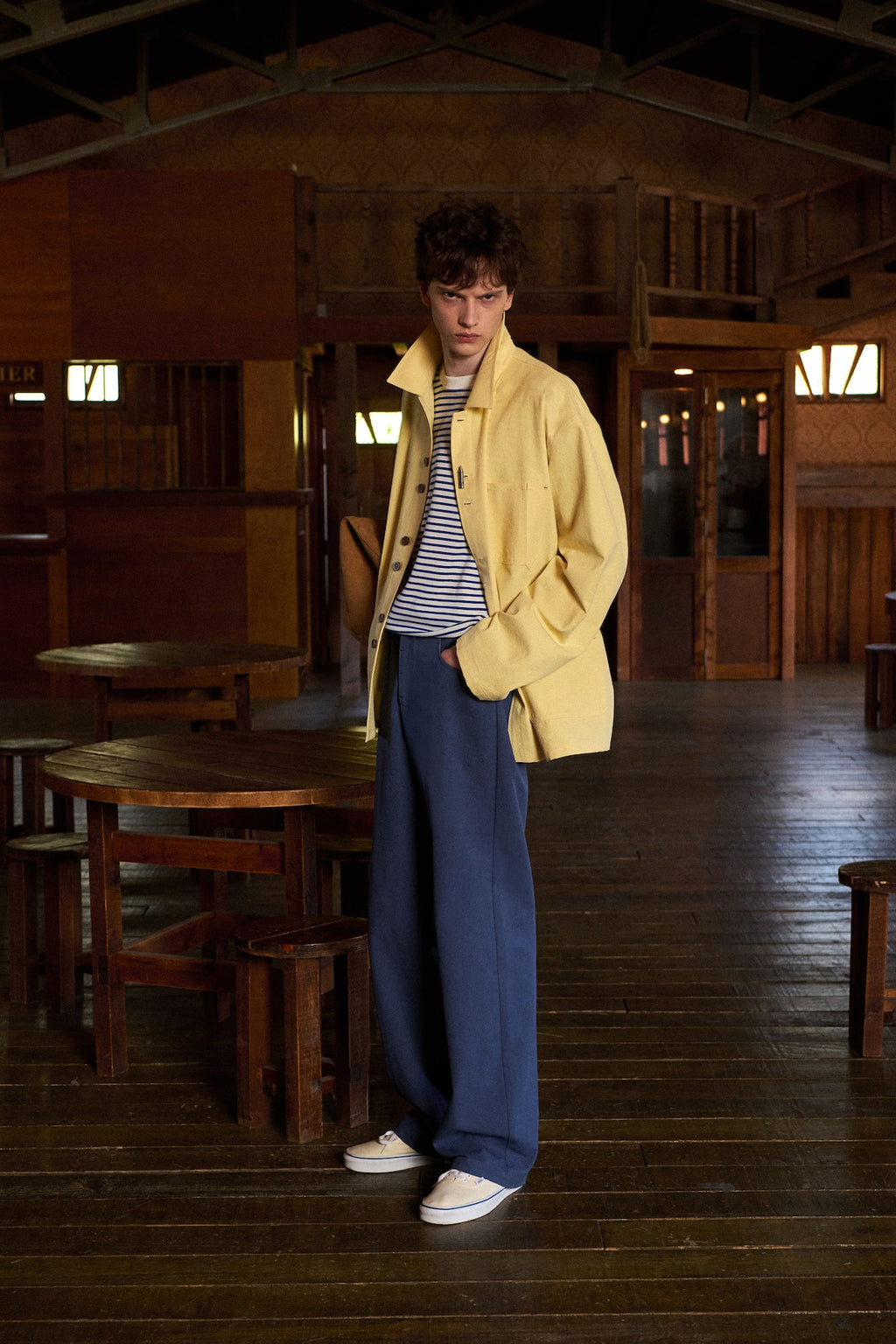 STU - Batik Washed Cotton Pants (French Navy (1st Reorder )) product image 3 | TRAB K-Fashion Australia
