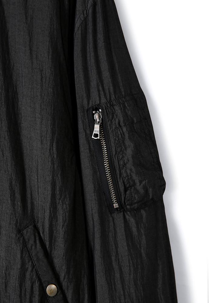 Art if acts - Garment-Dyed Rayon Ma-1 (Dusty Black) product image 12 | TRAB K-Fashion Australia