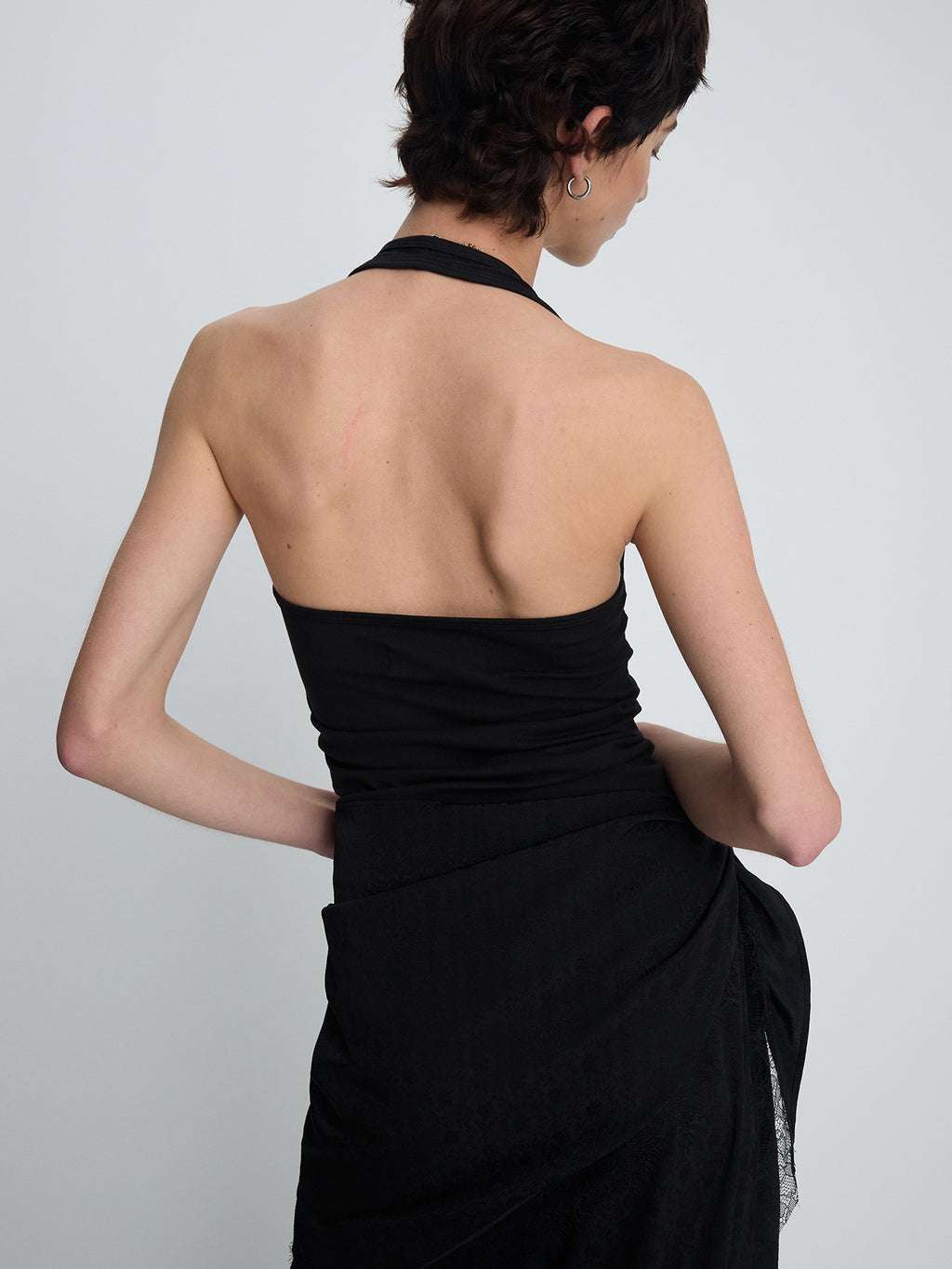 Tonywack - Halter-Neck Sleeveless Top (Black) product image 6 | TRAB K-Fashion Australia