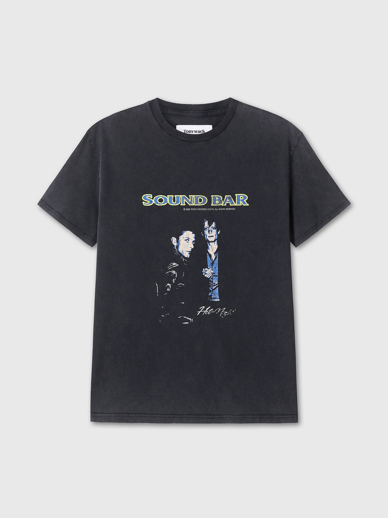 Tonywack - Garment-Dyed Sound Bar T-Shirt (Faded Carbon) product image 8 | TRAB K-Fashion Australia