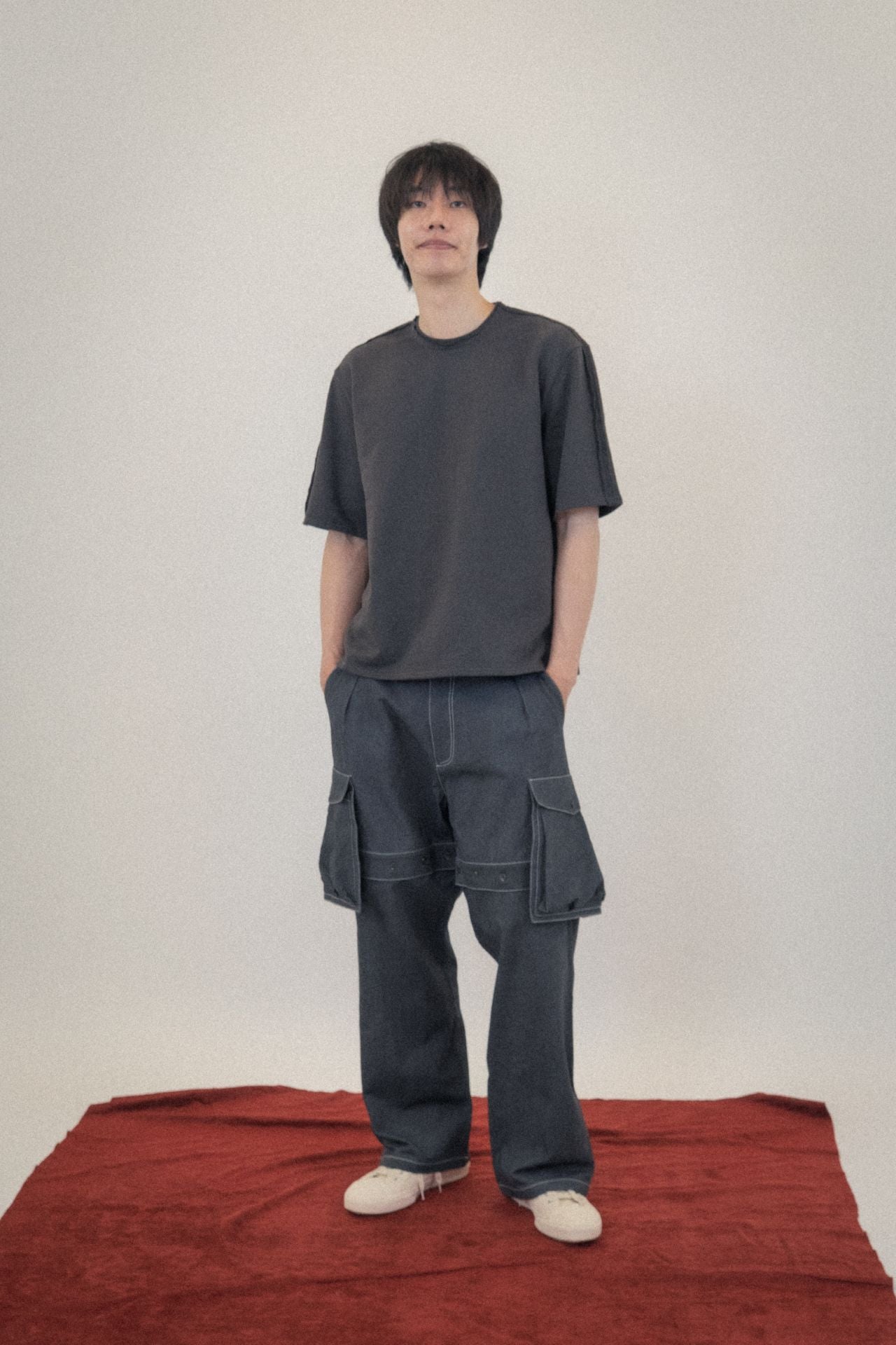 Ioedle - Assembled Cargo Pants With Screws Loosened (Charcoal) product image 13 | TRAB K-Fashion Australia