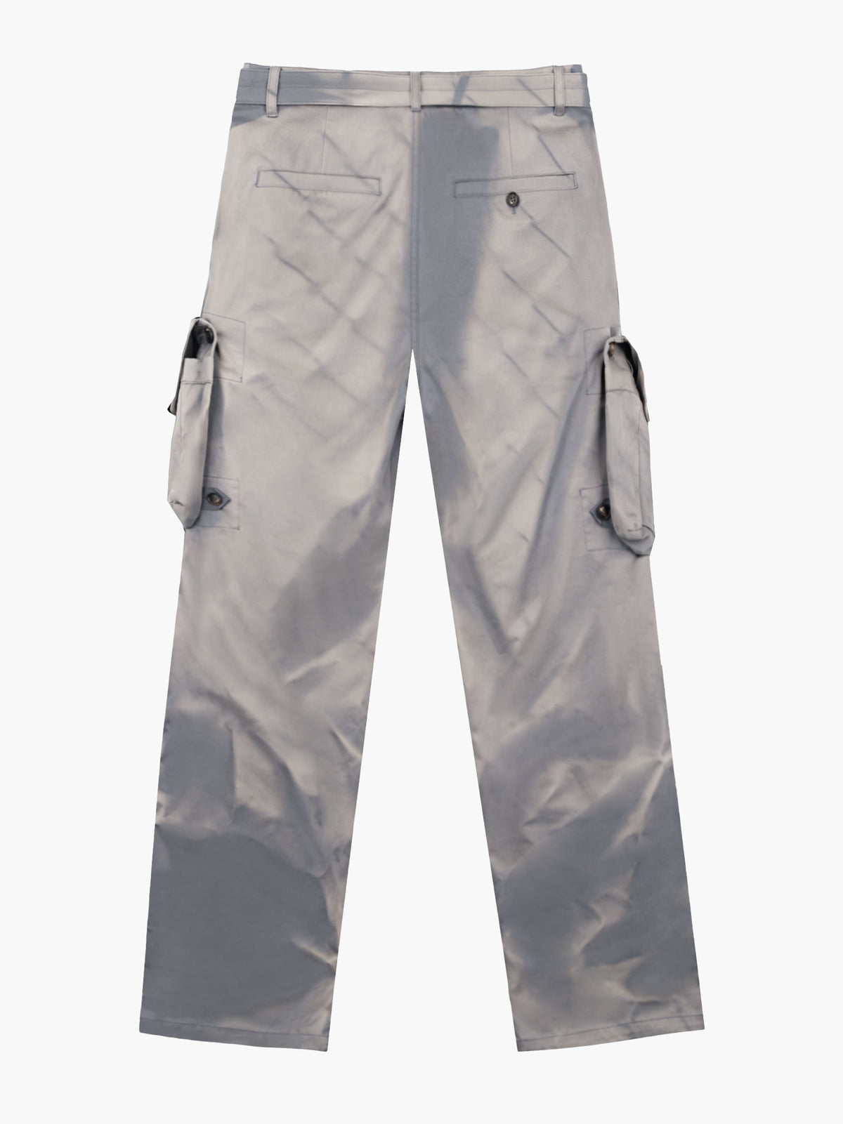 Jiyong Kim - Sun-Bleached Detachable Pocket Trousers (Grey) product image 9 | TRAB K-Fashion Australia