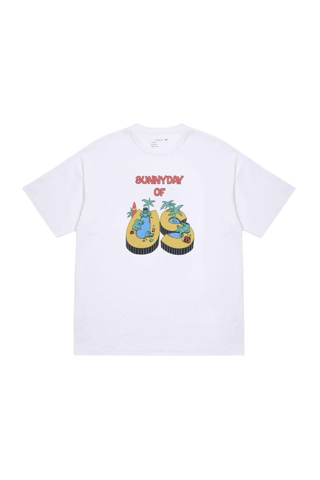 STU - Us Printing T-Shirt (White) product image 13 | TRAB K-Fashion Australia