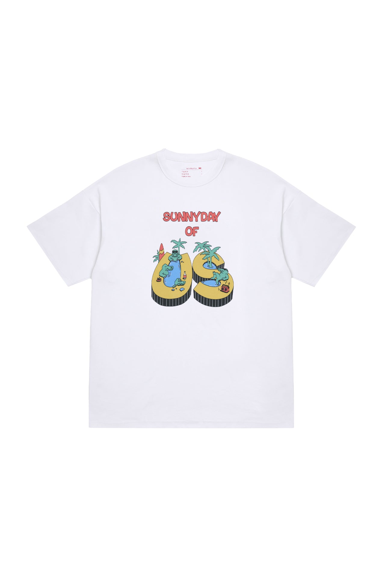 STU - Us Printing T-Shirt (White) product image 13 | TRAB K-Fashion Australia