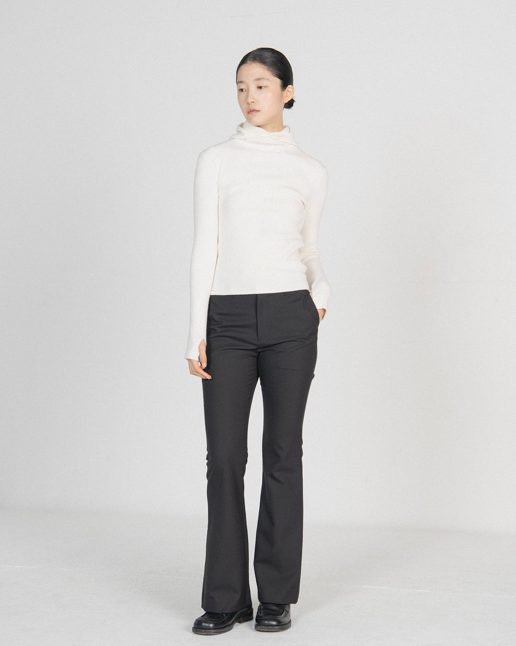 Brownyard - Hood Knit (Ivory) product image 4 | TRAB K-Fashion Australia