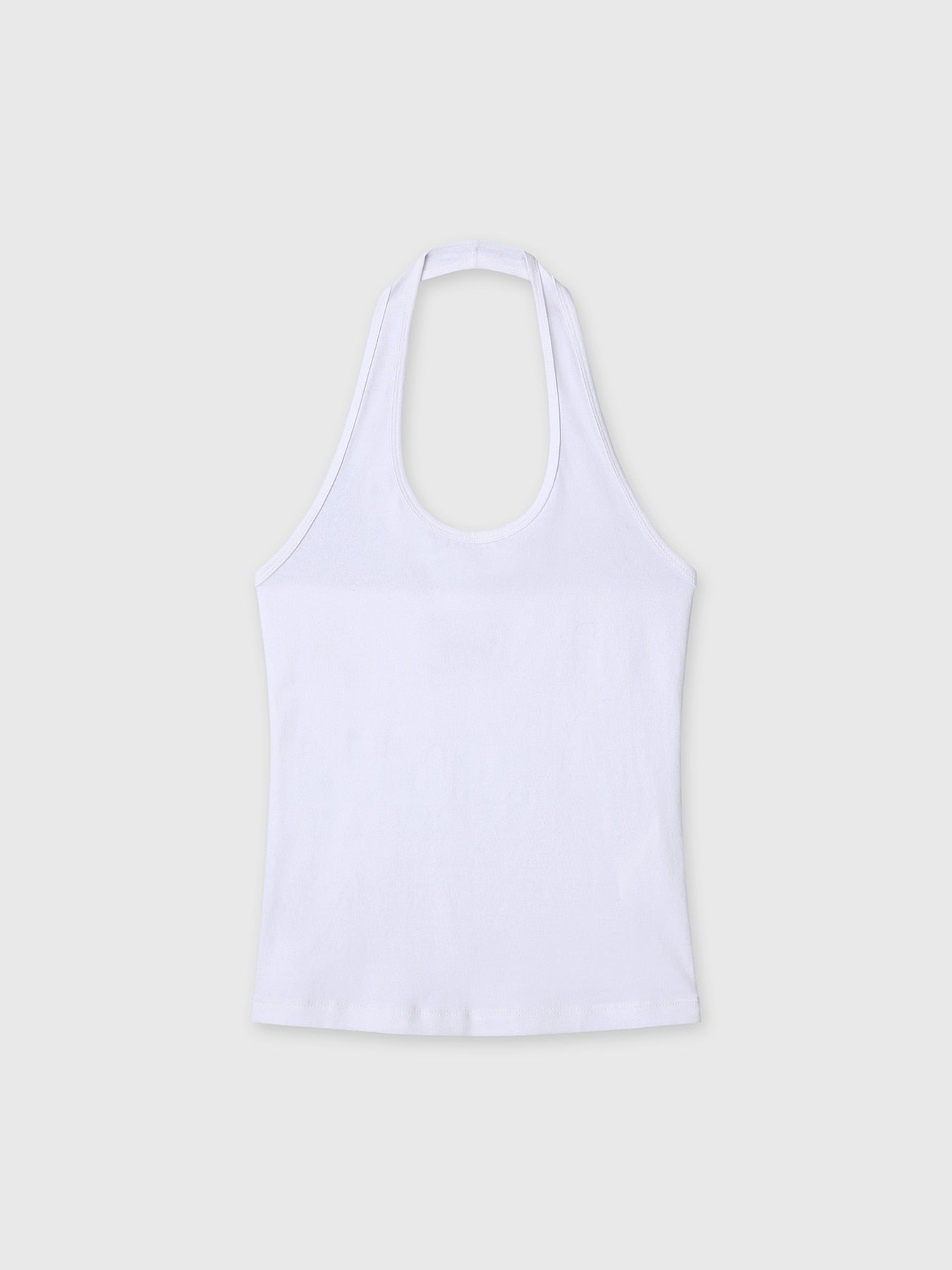 Tonywack - Halter-Neck Sleeveless Top (Off White) product image 8 | TRAB K-Fashion Australia