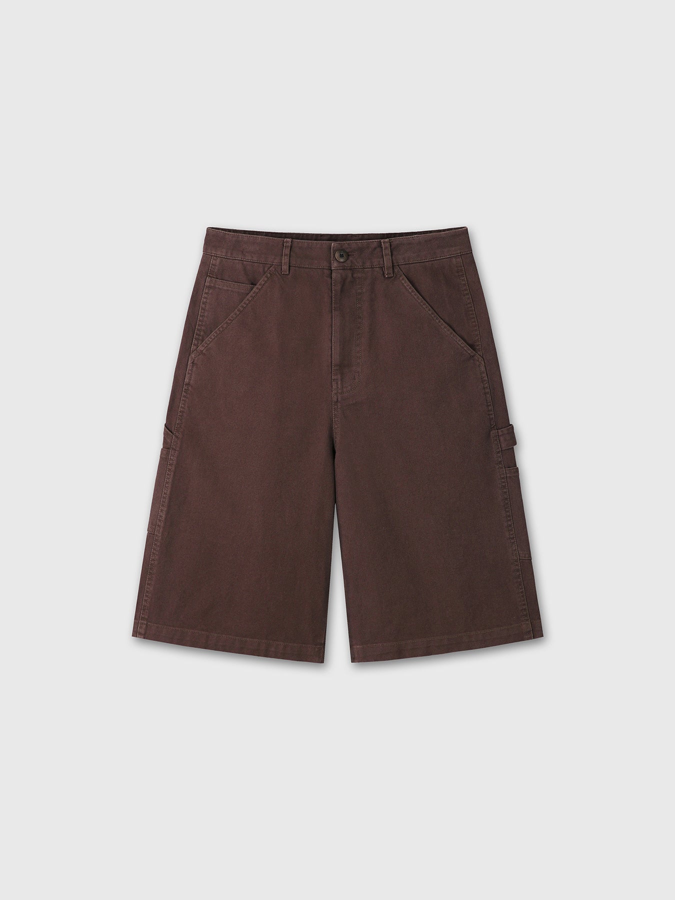 Tonywack - Cotton Relaxed Utility Shorts (Burnt Marron) product image 9 | TRAB K-Fashion Australia
