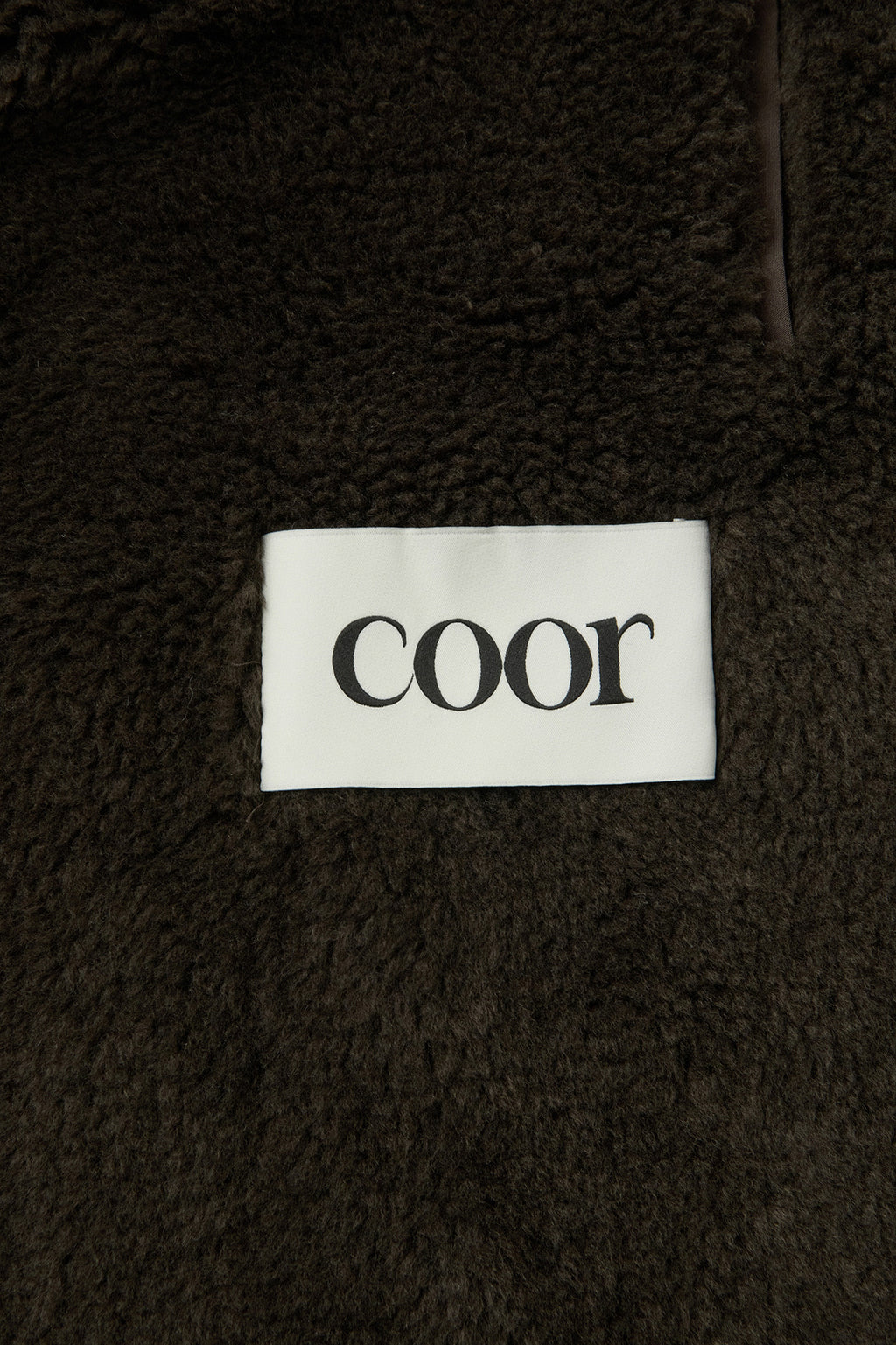 Coor - Fur Lined Cotton B-3 Jacket (Dark Brown) product image 9 | TRAB K-Fashion Australia