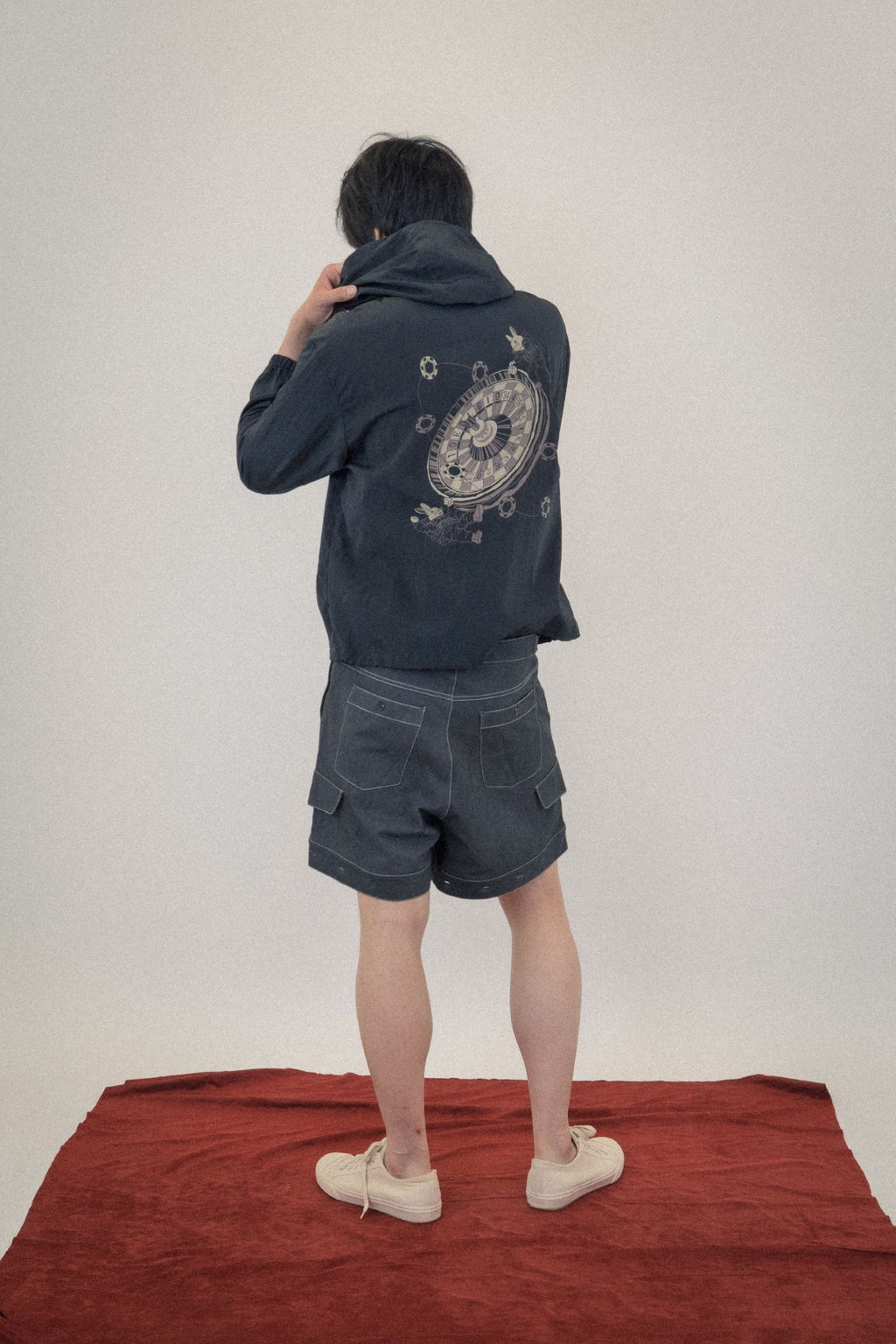 Ioedle - Zero Gravity Casino Windbreaker (Olive) product image 12 | TRAB K-Fashion Australia