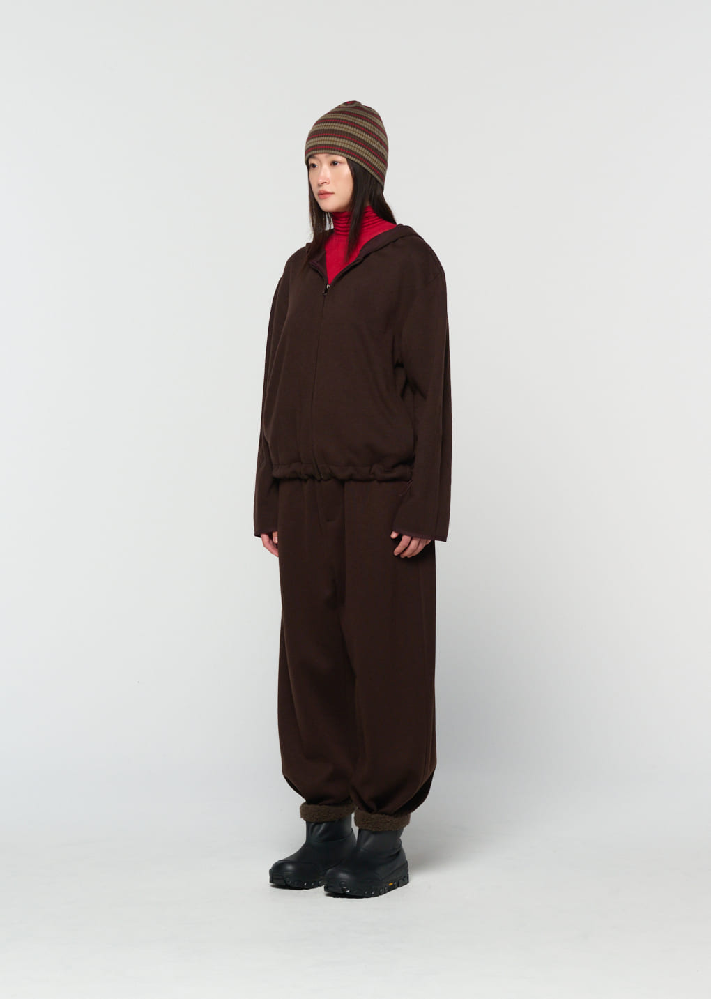 Amomento - easy wool jumper (Brown) product image 3 | TRAB K-Fashion Australia