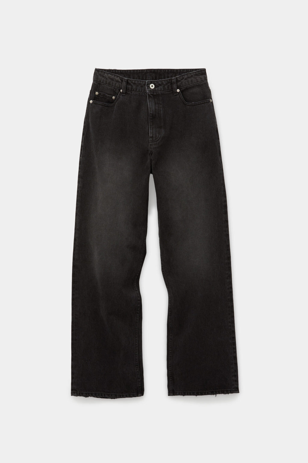 Coor - Damage Washed Jeans (Washed Charcoal) product image 1 | TRAB K-Fashion Australia