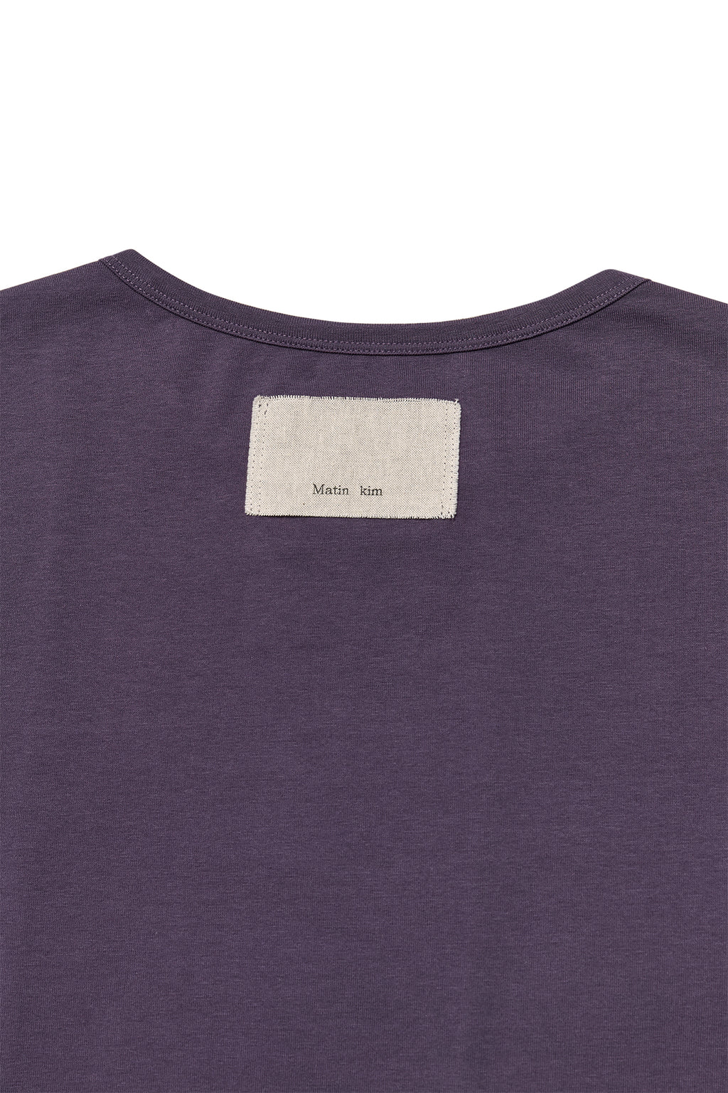 Matin Kim - Tuck Detail Small Logo Top (Purple) product image 6 | TRAB K-Fashion Australia