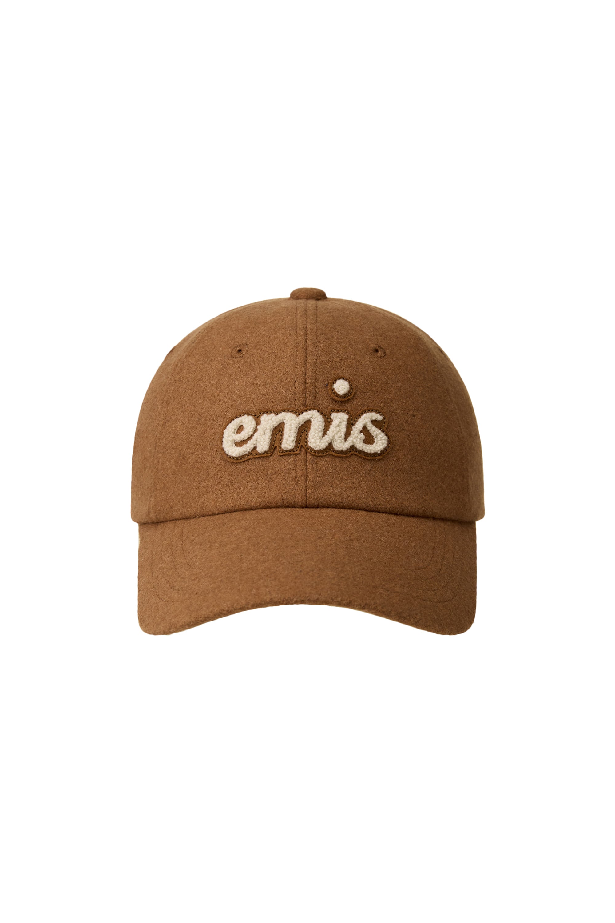 Emis - Boucle Lettering Logo Ball Cap (Reddish Brown) product image 1 | TRAB K-Fashion Australia