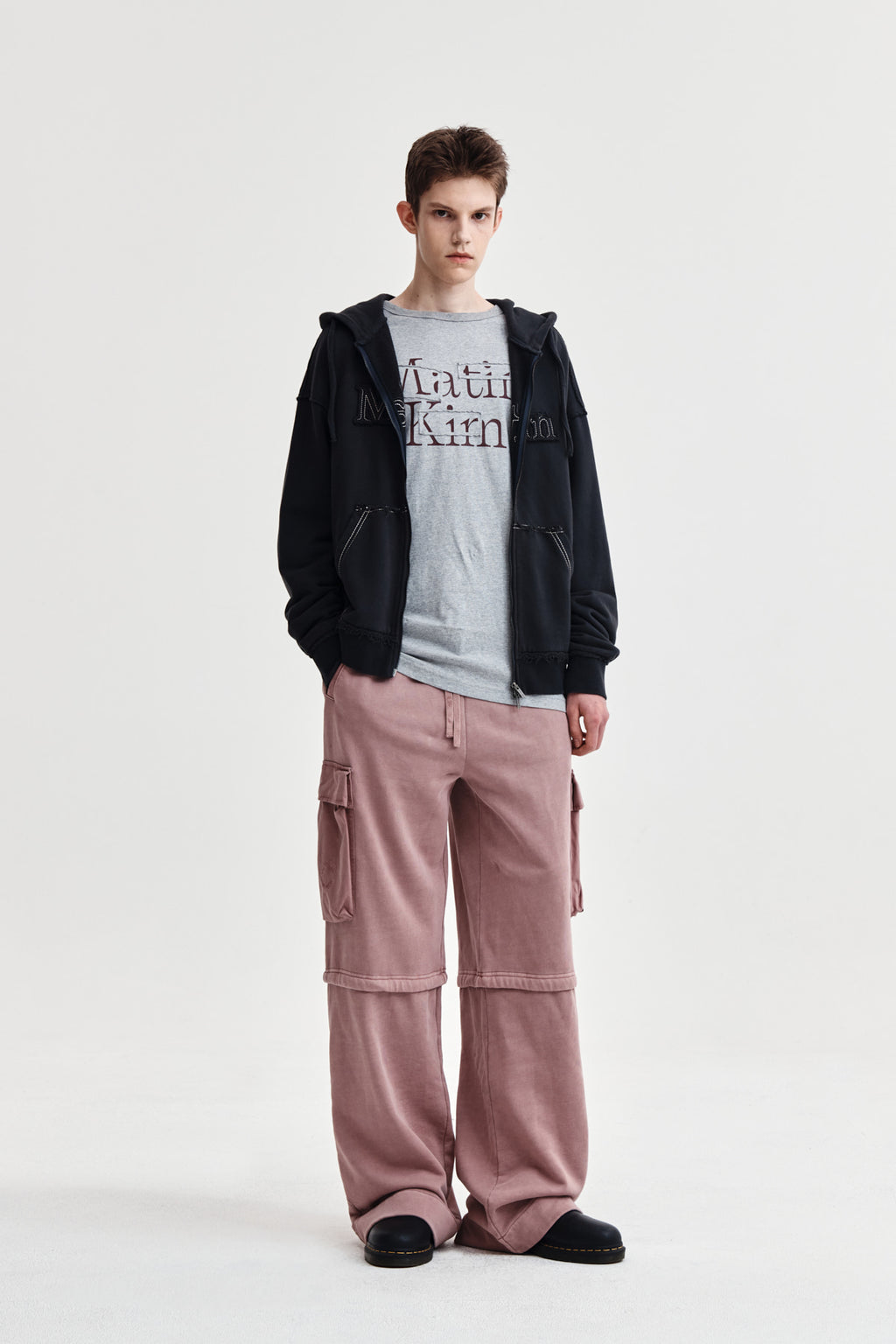Matin Kim - [Pre-Order – Ships November 5] Pigment Dyed Cargo Pants (Pink) product image 10 | TRAB K-Fashion Australia