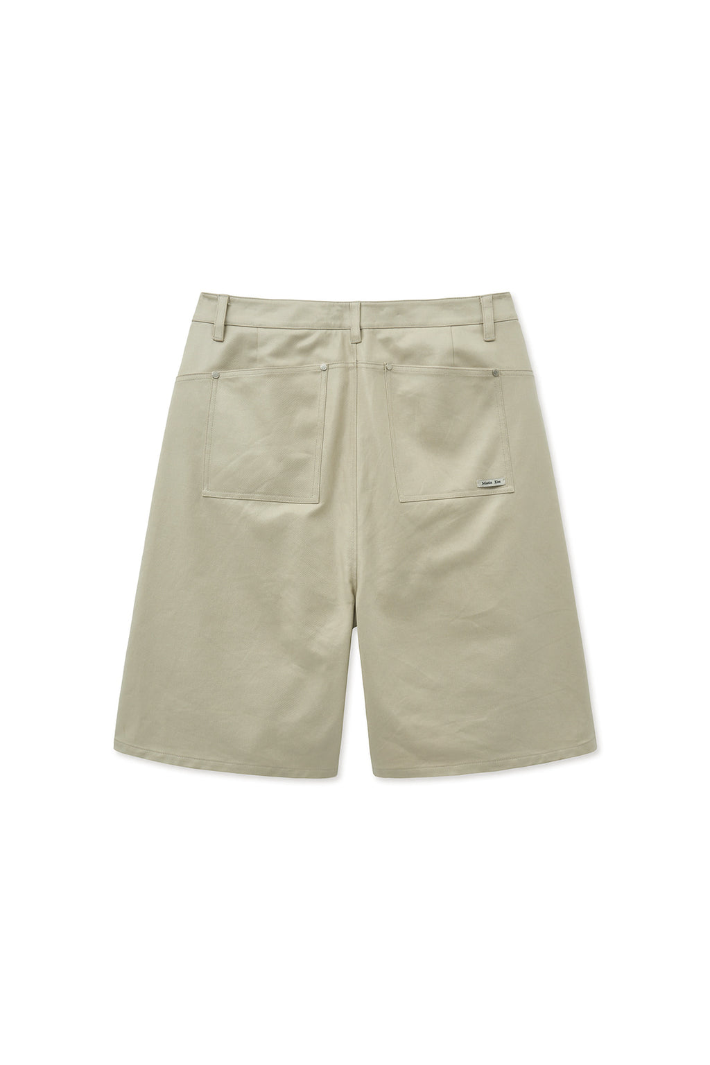 Matin Kim - Matt Coating Bermuda Pants (Light Beige) product image 2 | TRAB K-Fashion Australia