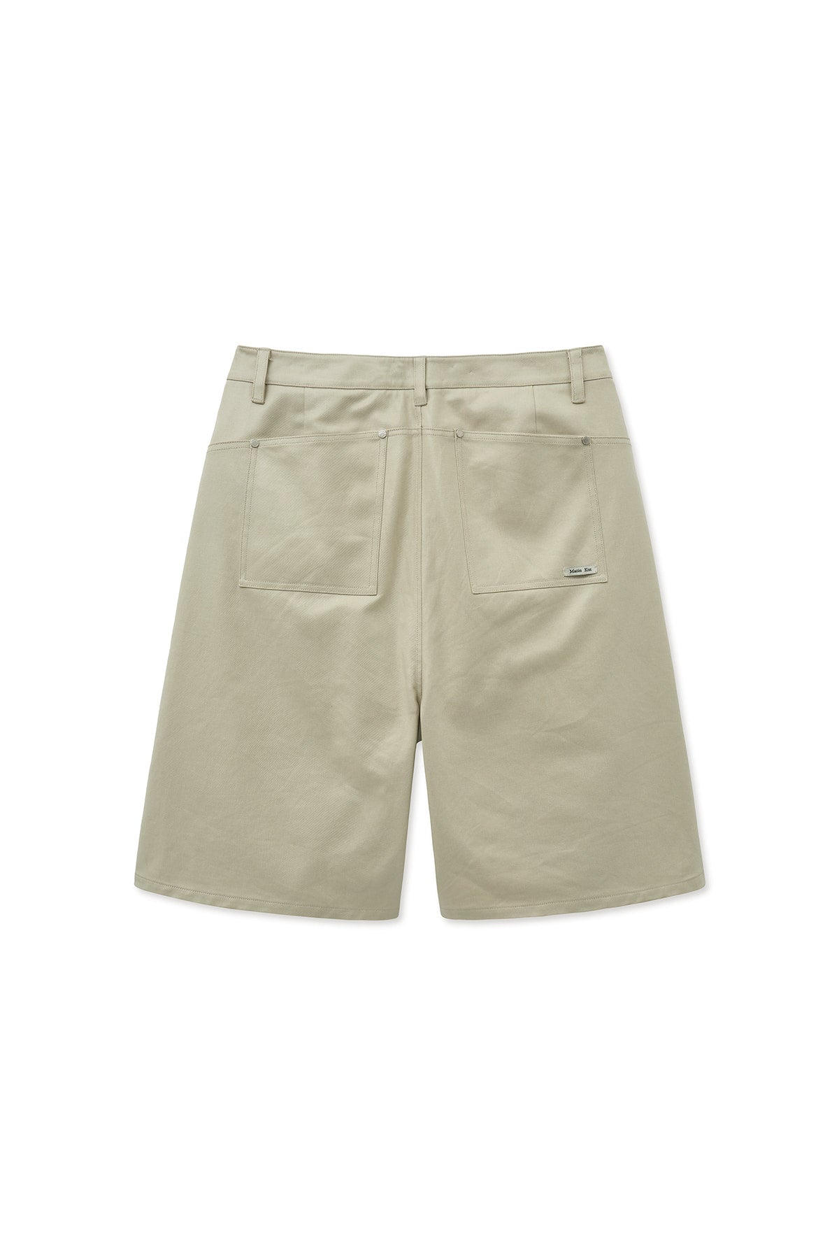 Matin Kim - Matt Coating Bermuda Pants (Light Beige) product image 2 | TRAB K-Fashion Australia