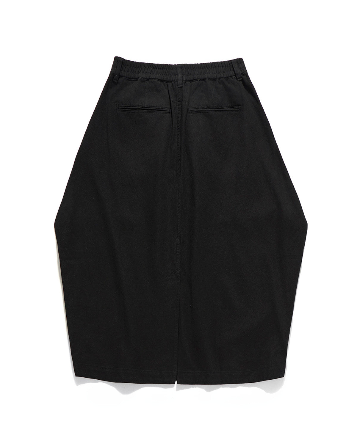 Eastlogue - Side Fin Wide Cowl Skirt (Black) product image 2 | TRAB K-Fashion Australia