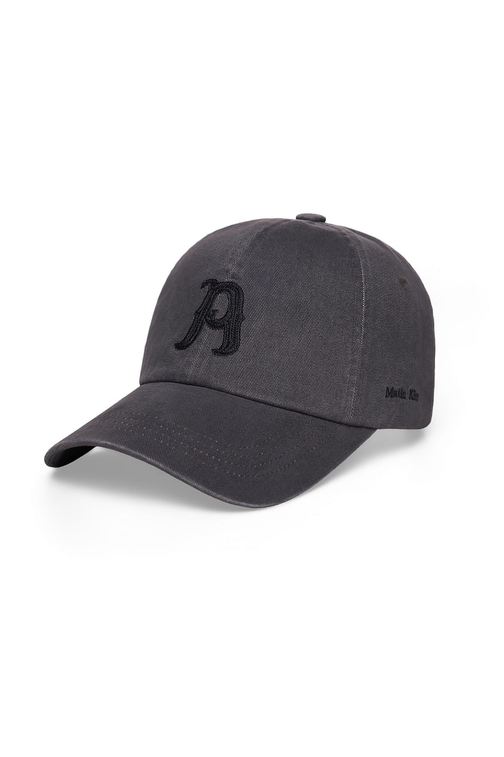 Matin Kim - Matin Initial Ball Cap (Charcoal) product image 2 | TRAB K-Fashion Australia