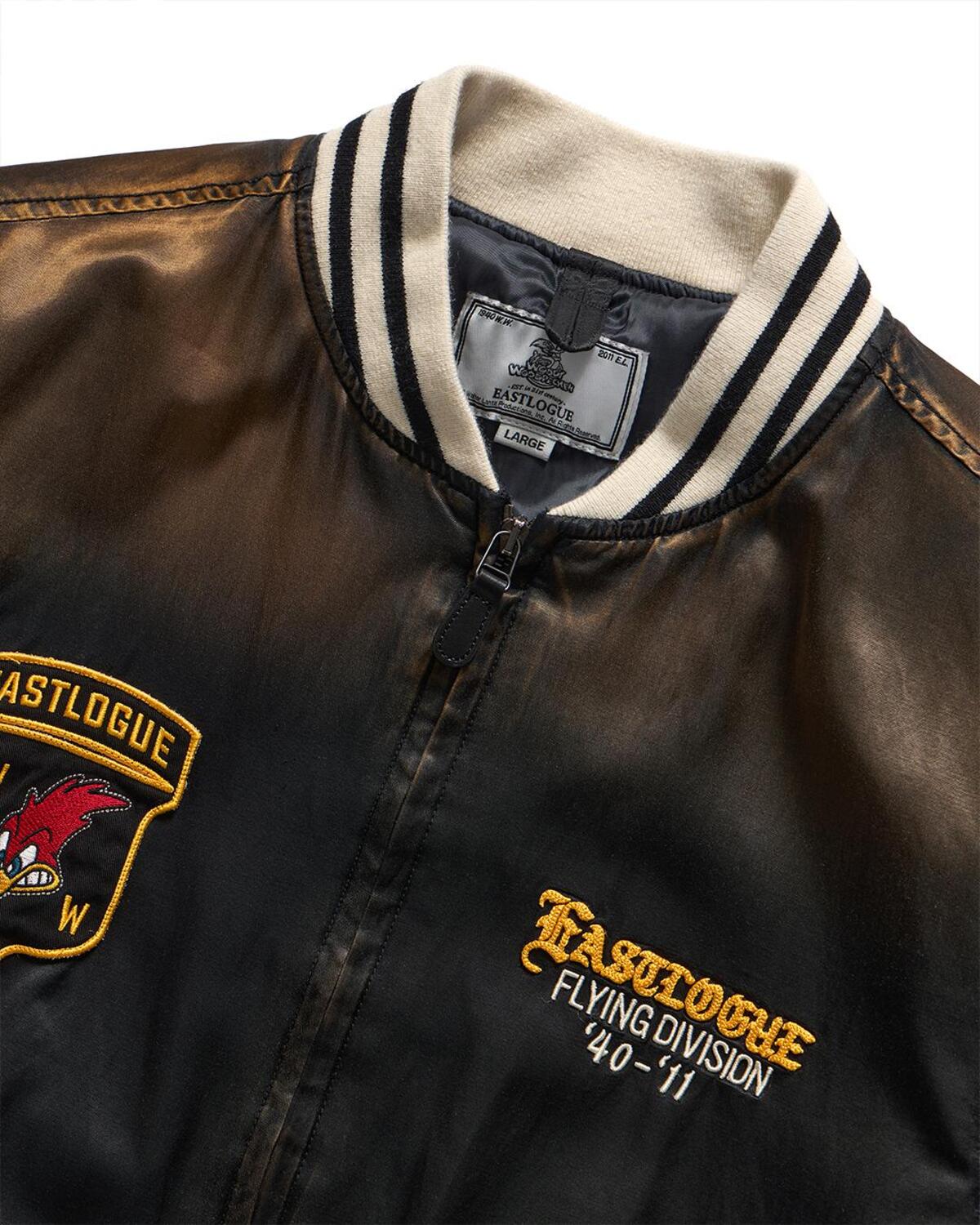 Eastlogue - Embroidered Sukajan Jacket (Black) product image 3 | TRAB K-Fashion Australia