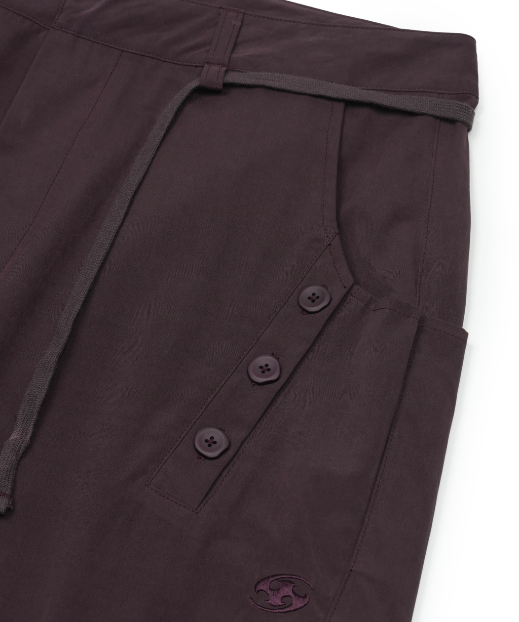 San San Gear - Tie Pants (Wine) product image 6 | TRAB K-Fashion Australia