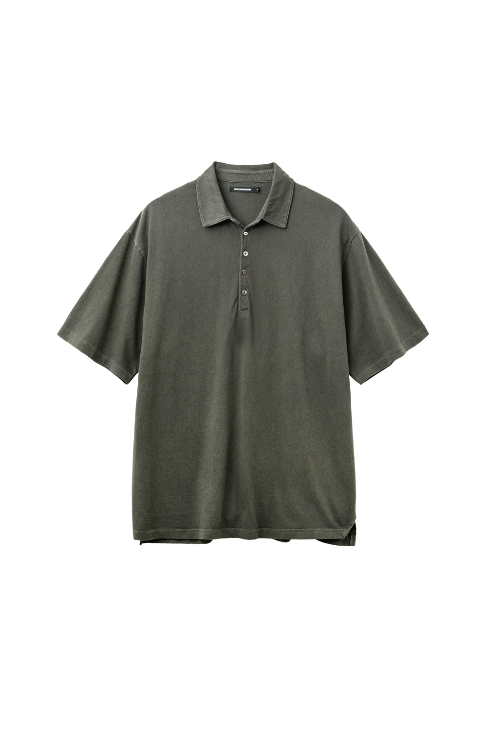 Hatchingroom - 4B Polo Tee Bleached (Moss) product image 1 | TRAB K-Fashion Australia