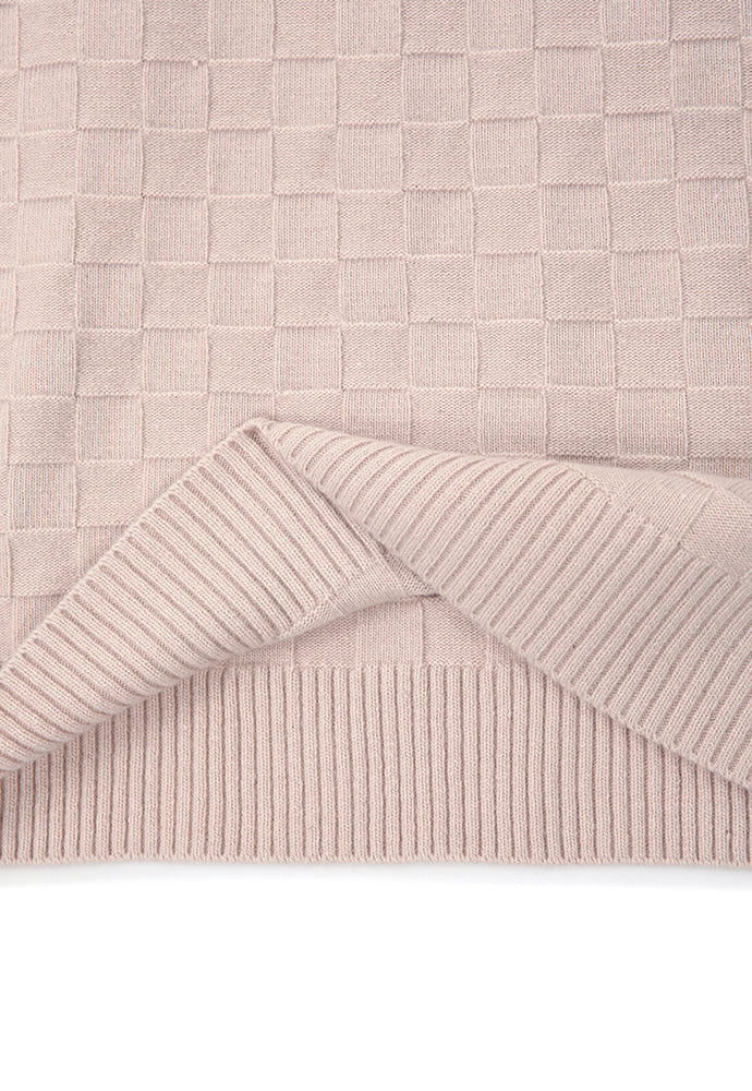 Art if acts - Checkerboard Collar Knit (Delicate Pink) product image 11 | TRAB K-Fashion Australia