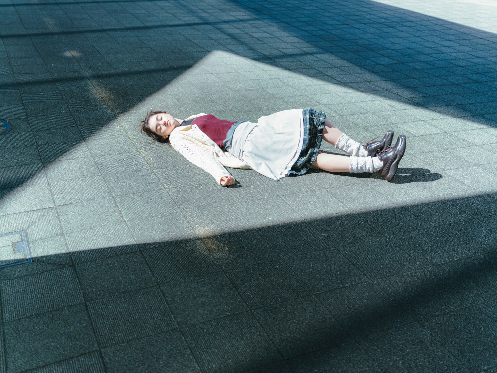 Coyseio - Net Stitch Longsleeves (Plum Red) product image 4 | TRAB K-Fashion Australia