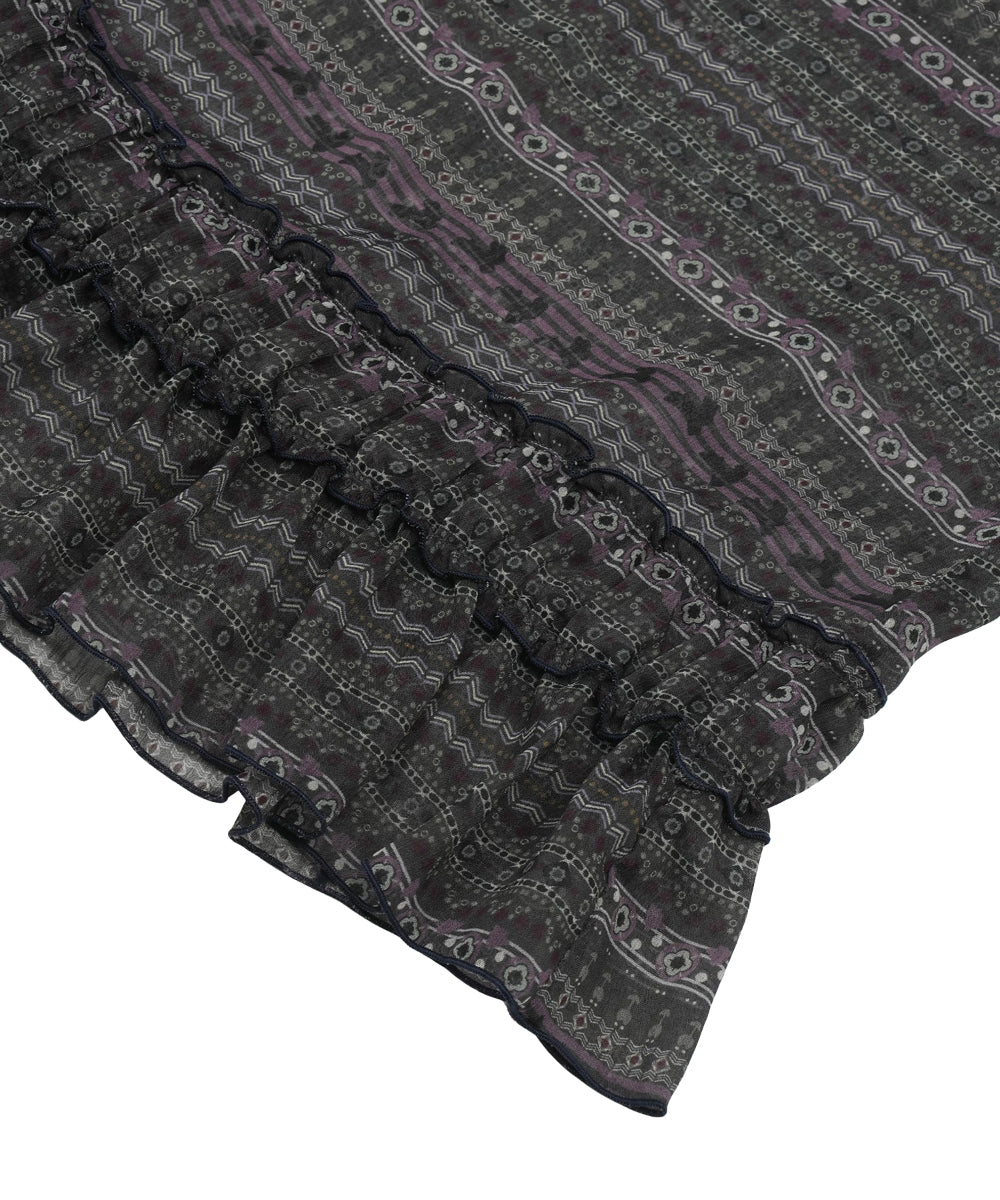 Coyseio - Chiffon Shirring One Piece (Purple Brown) product image 18 | TRAB K-Fashion Australia