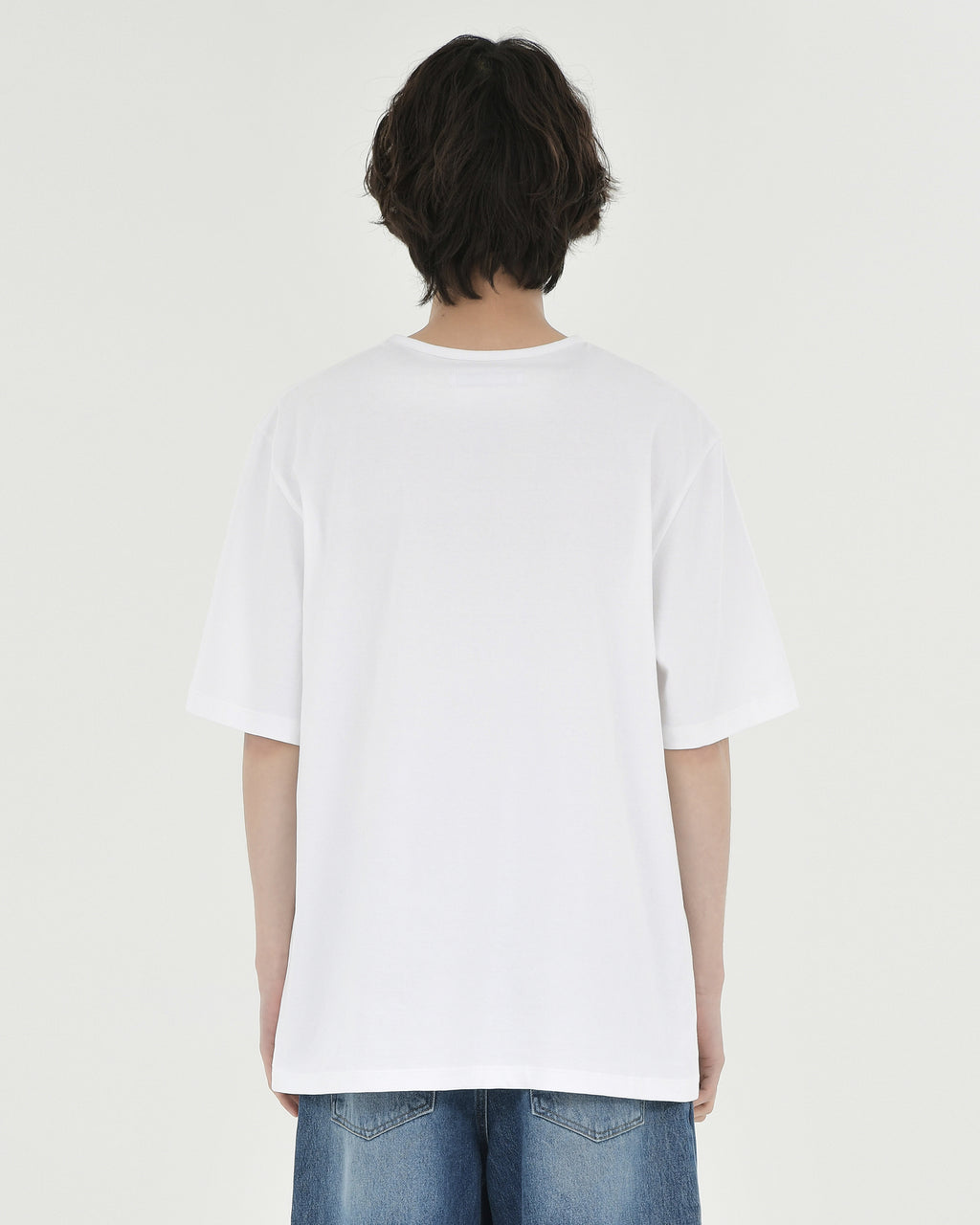 Brownyard - U Neck T Shirt (White) product image 2 | TRAB K-Fashion Australia