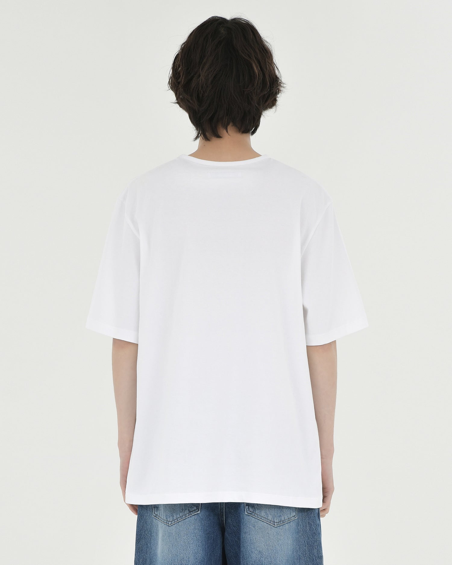Brownyard - U Neck T Shirt (White) product image 2 | TRAB K-Fashion Australia