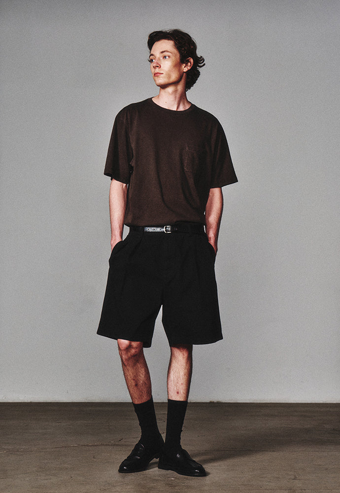 Art if acts - Garment Dyed Slub Pocket T-Shirt (Charcoal) product image 4 | TRAB K-Fashion Australia