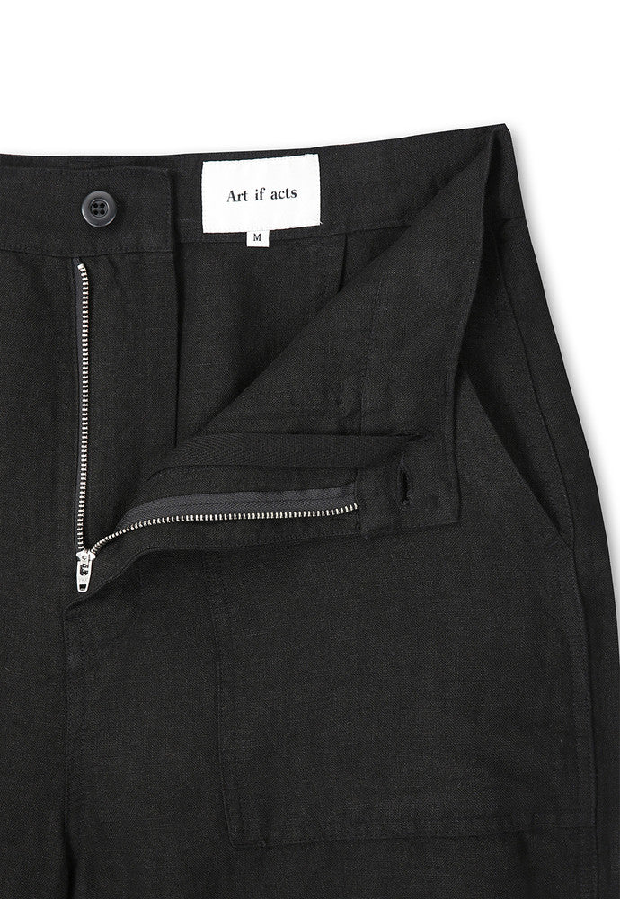 Art if acts - Linen Parachute Pants (Black) product image 11 | TRAB K-Fashion Australia