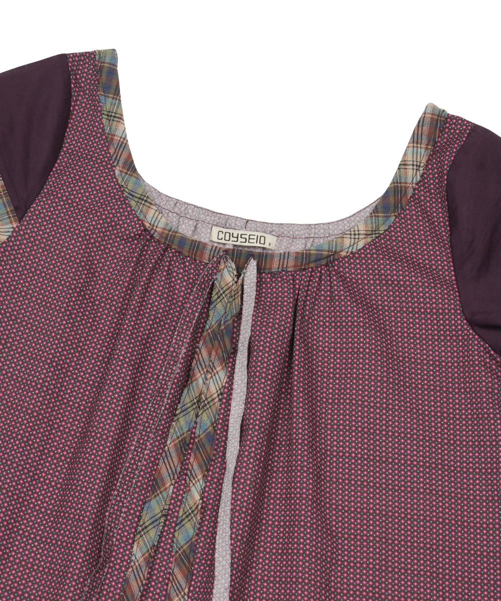 Coyseio - Strap Shirring Blouse (Purple) product image 18 | TRAB K-Fashion Australia
