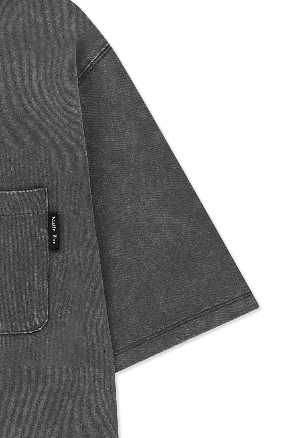 Matin Kim - Vintage Washed Pocket Top (Charcoal) product image 4 | TRAB K-Fashion Australia