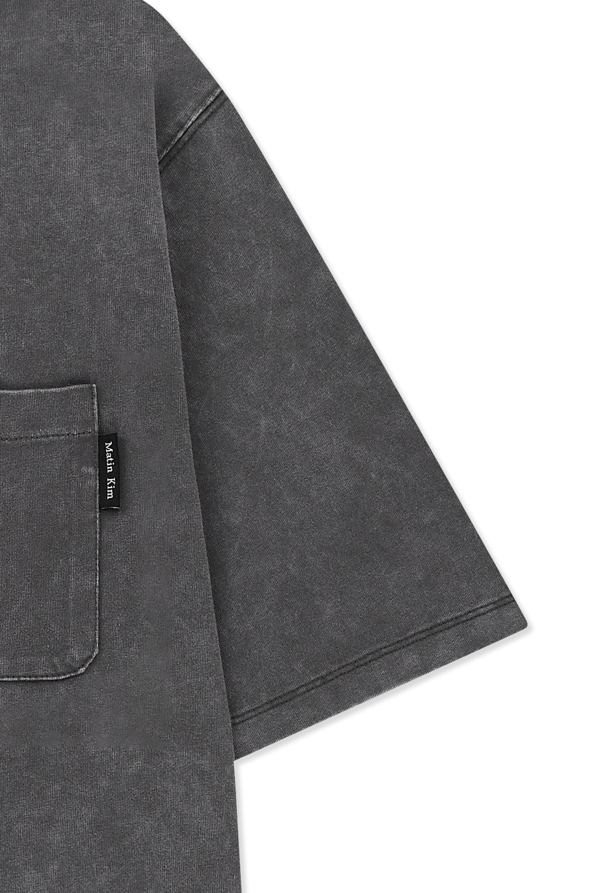 Matin Kim - Vintage Washed Pocket Top (Charcoal) product image 4 | TRAB K-Fashion Australia