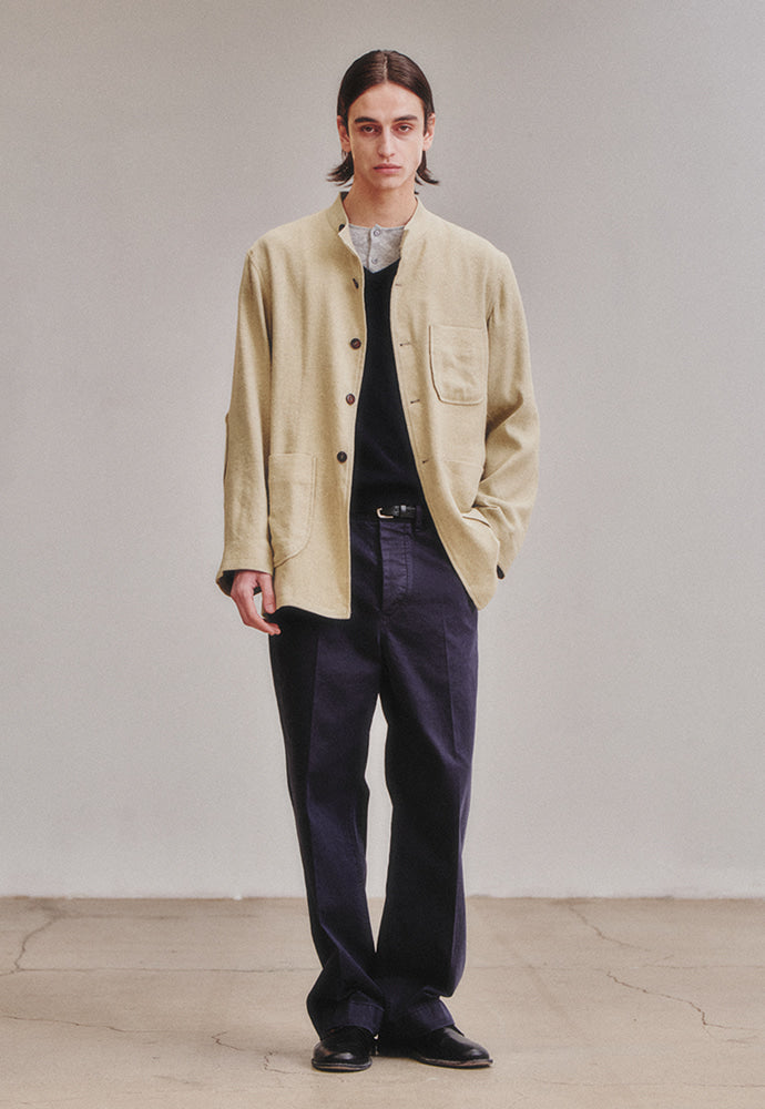 Art if acts - Silk French Forestiere Jacket (Beige) product image 2 | TRAB K-Fashion Australia