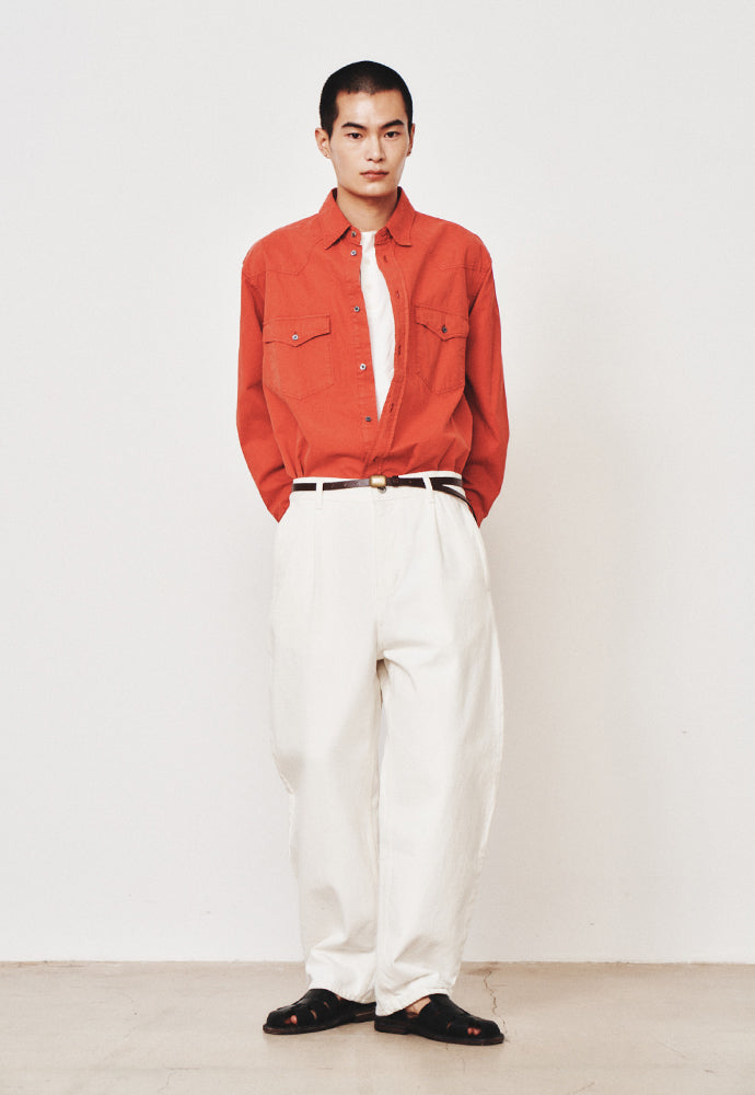 Art if acts - Garment Dyed Western Shirt (Vintage Red) product image 4 | TRAB K-Fashion Australia