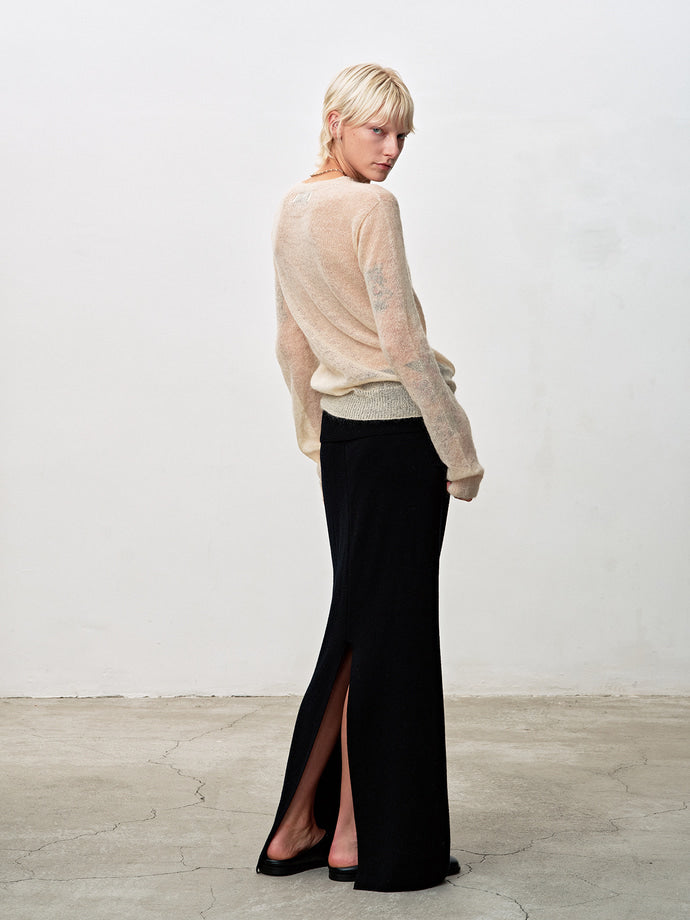 Tonywack - Light Weight Mohair Sweater (Cream) product image 3 | TRAB K-Fashion Australia