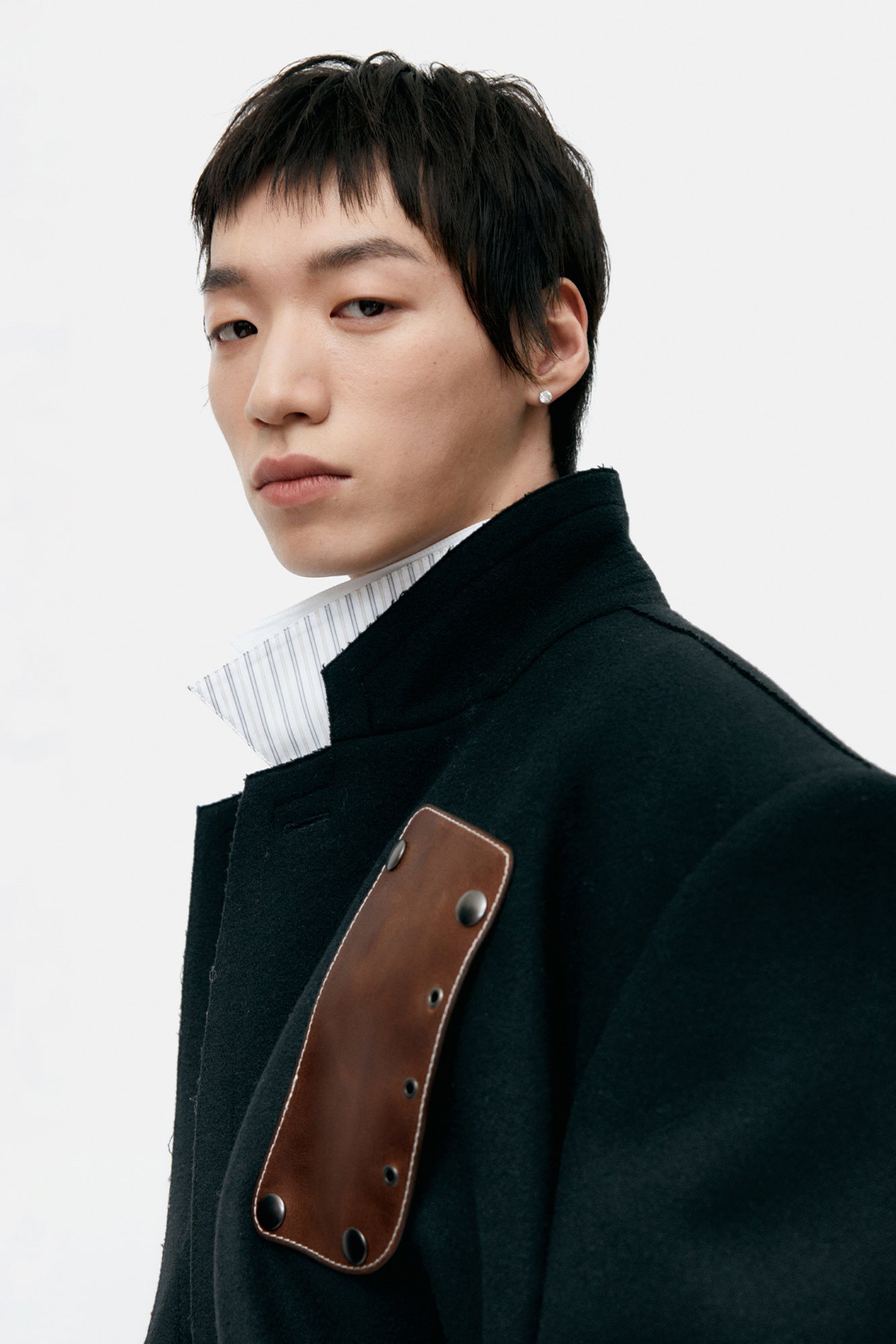 Andersson Bell - Unisex James Wool Coat (Black) product image 5 | TRAB K-Fashion Australia