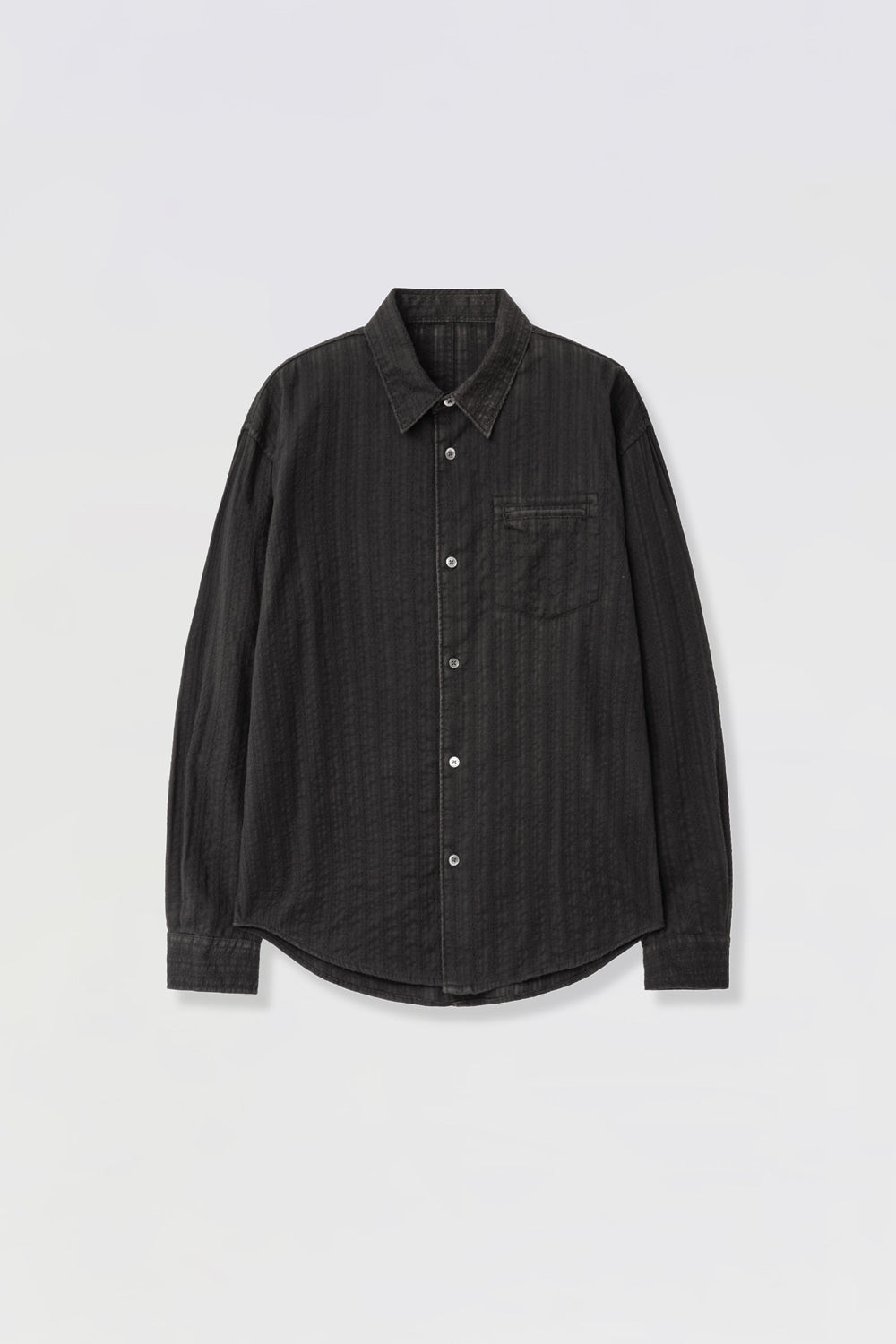 Hatchingroom - Crochet Shirt (Bleached Black) product image 1 | TRAB K-Fashion Australia